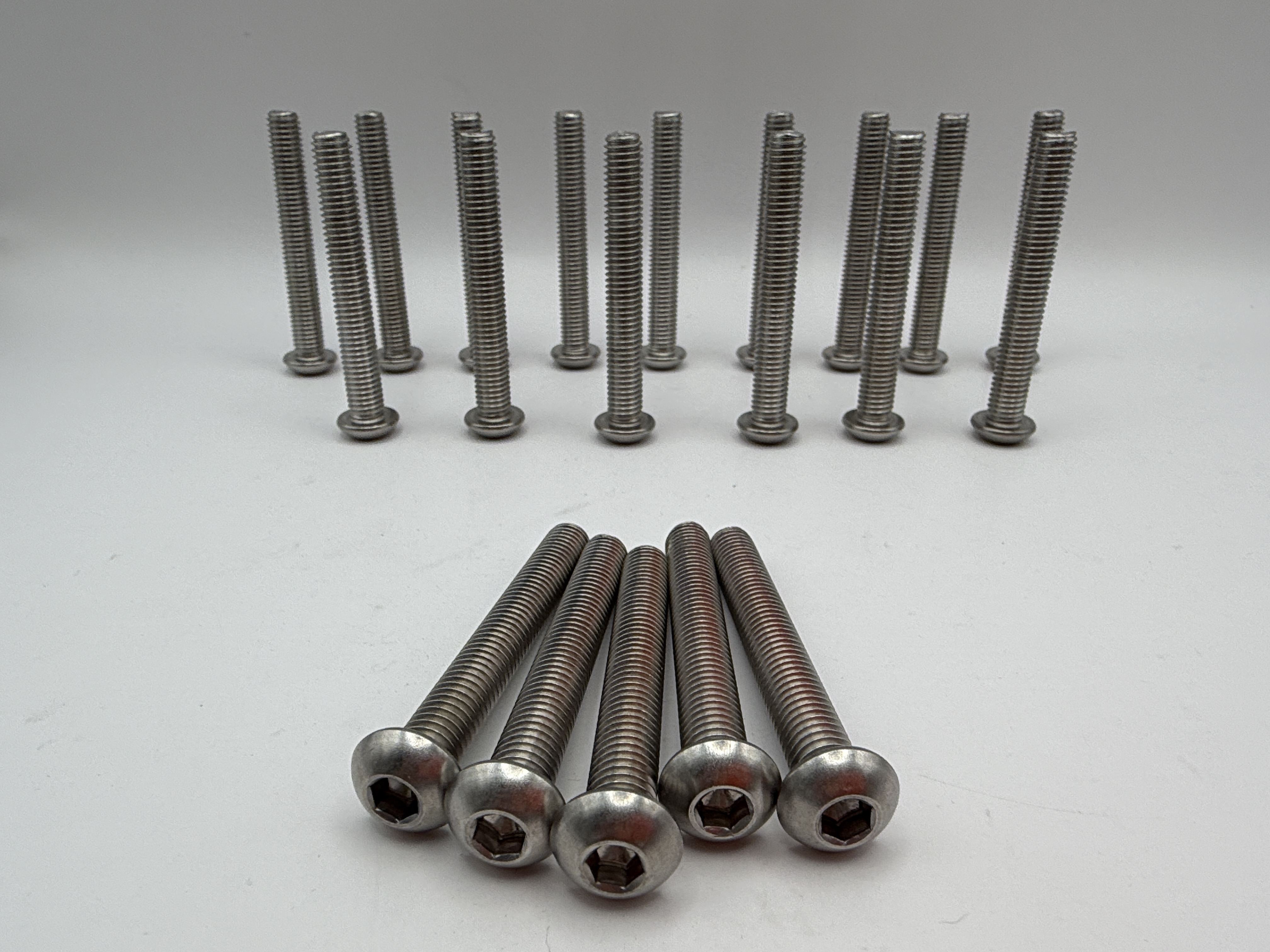 Hendler Screws Button Allen Stainless Steel M8 x 60mm x 1.25mm Pitch