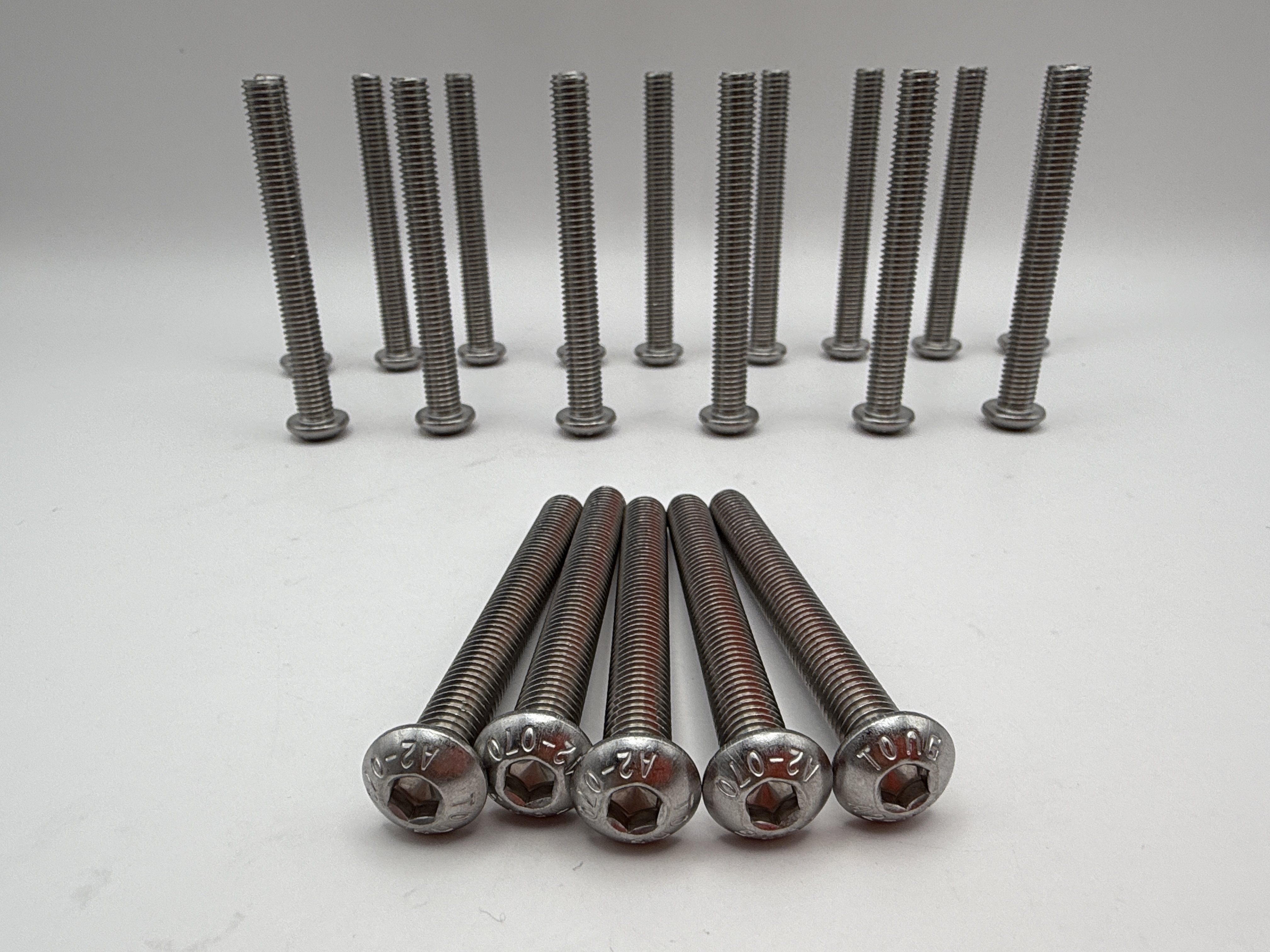 Hendler Screws Button Allen Stainless Steel M8 x 70mm x 1.25mm Pitch