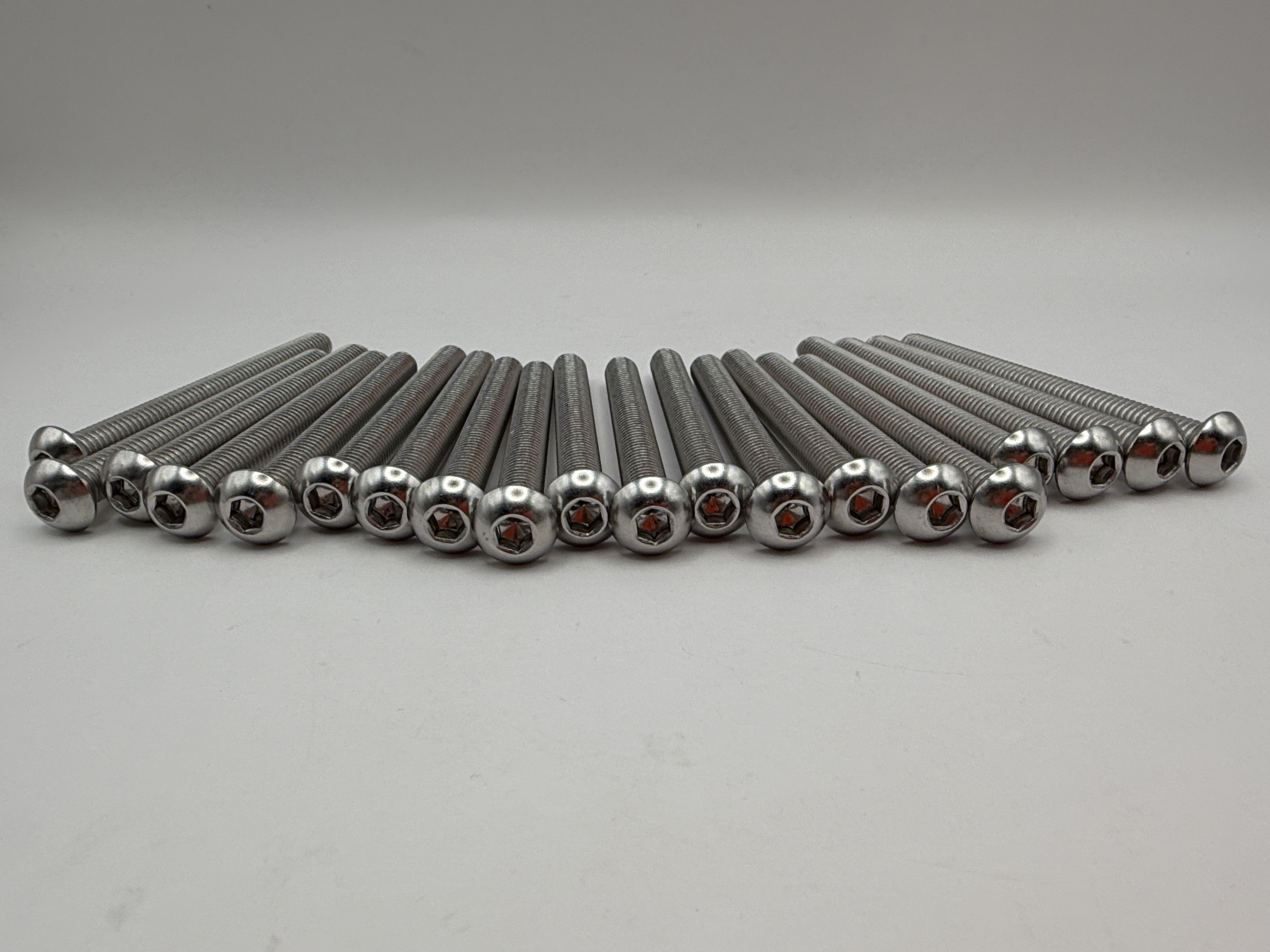 Hendler Screws Button Allen Stainless Steel M8 x 75mm x 1.25mm Pitch