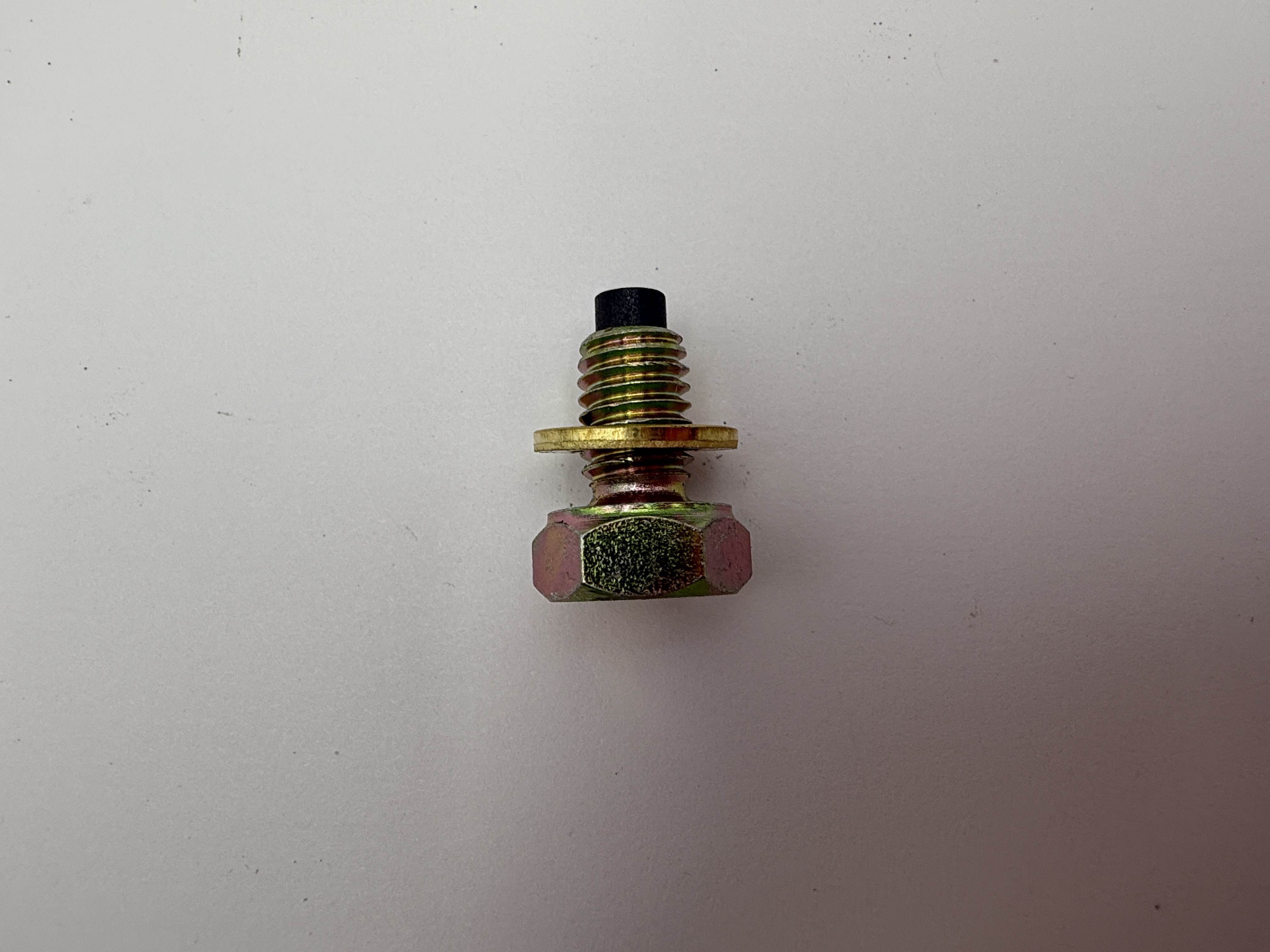 Hendler Oil Drain Bolt Magnetic 8mm x 1.25mm, Thread Length 12mm, Magnet Length 2.5mm