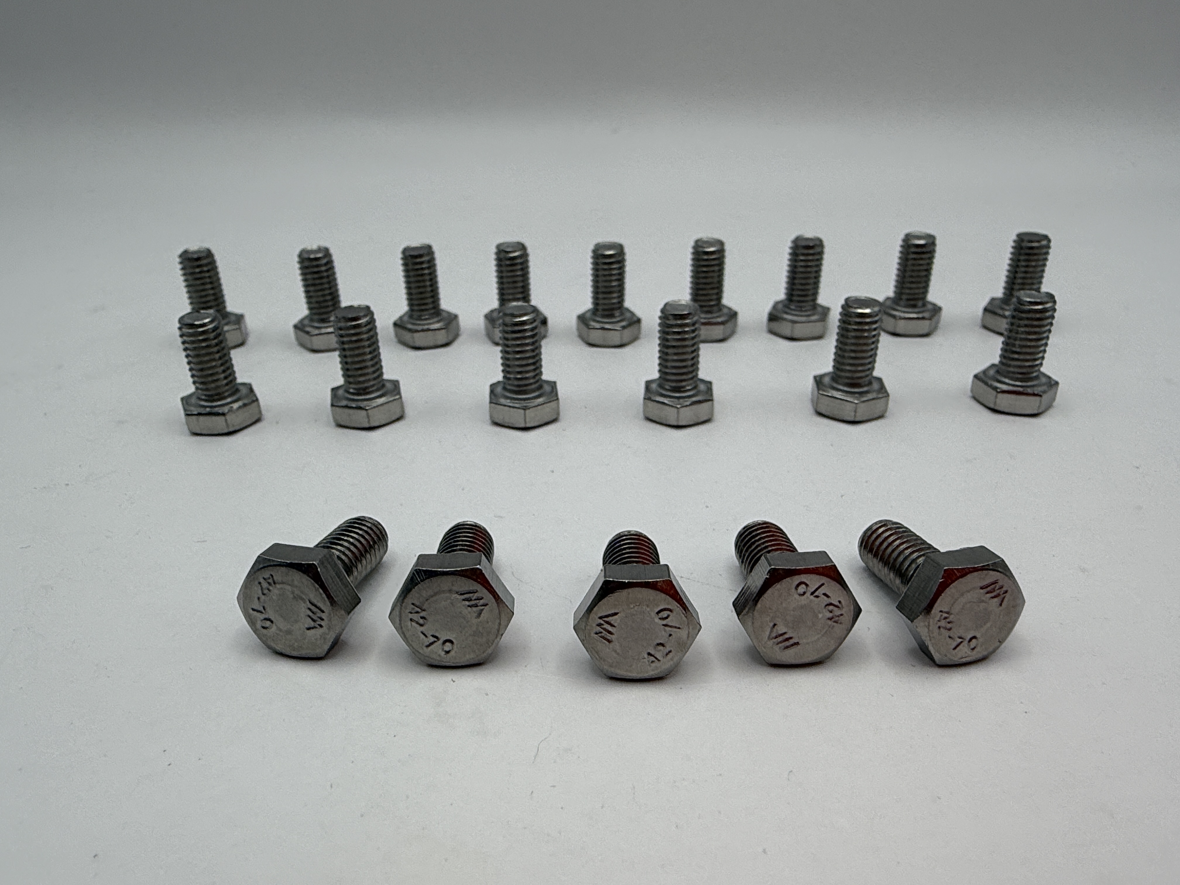 Hendler Bolts Hexagon Stainless Steel M6 x 12mm x 1.00mm Pitch