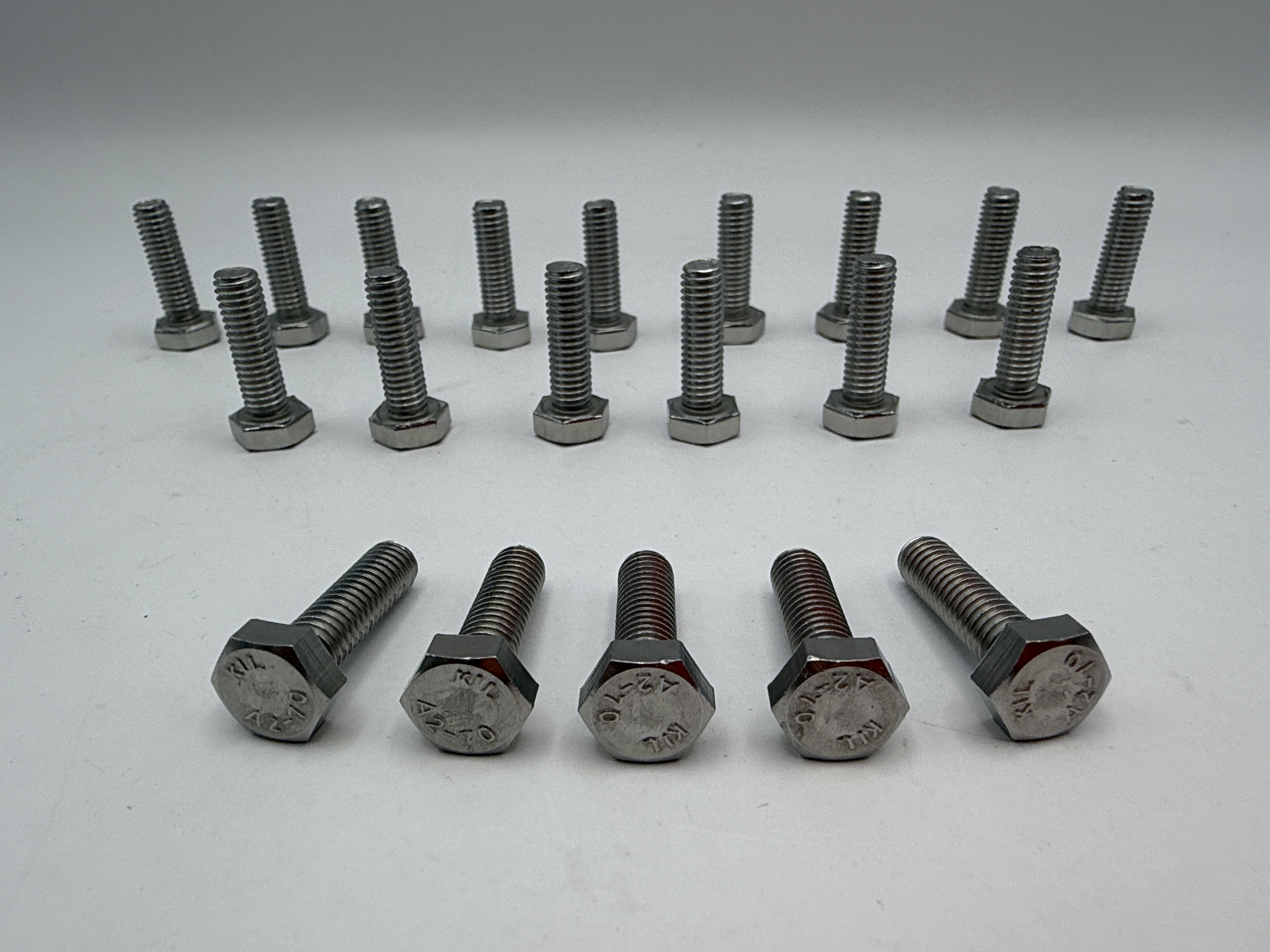 Hendler Bolts Hexagon Stainless Steel M6 x 20mm x 1.00mm Pitch