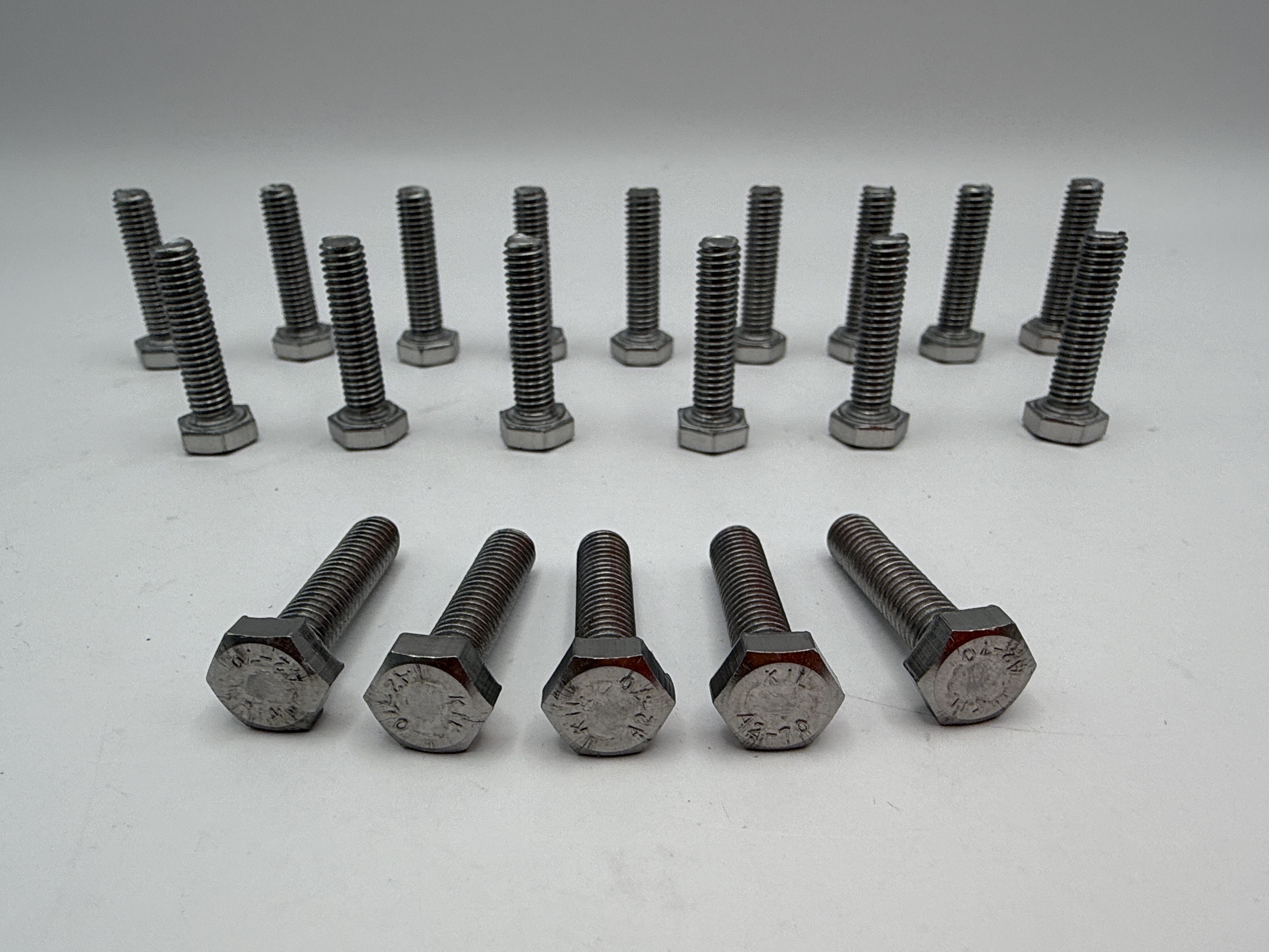 Hendler Bolts Hexagon Stainless Steel M6 x 25mm x 1.00mm Pitch