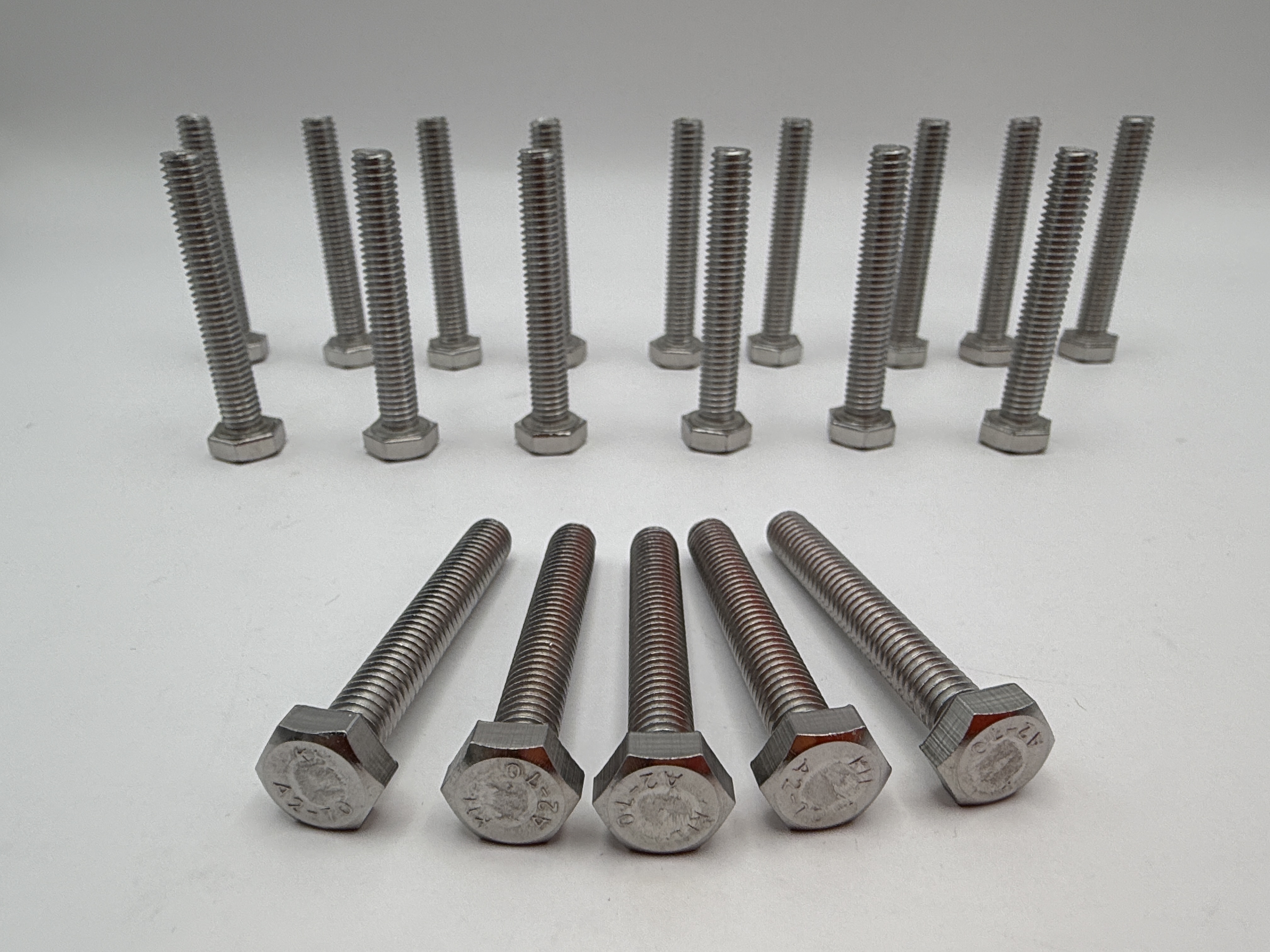 Hendler Bolts Hexagon Stainless Steel M6 x 40mm x 1.00mm Pitch
