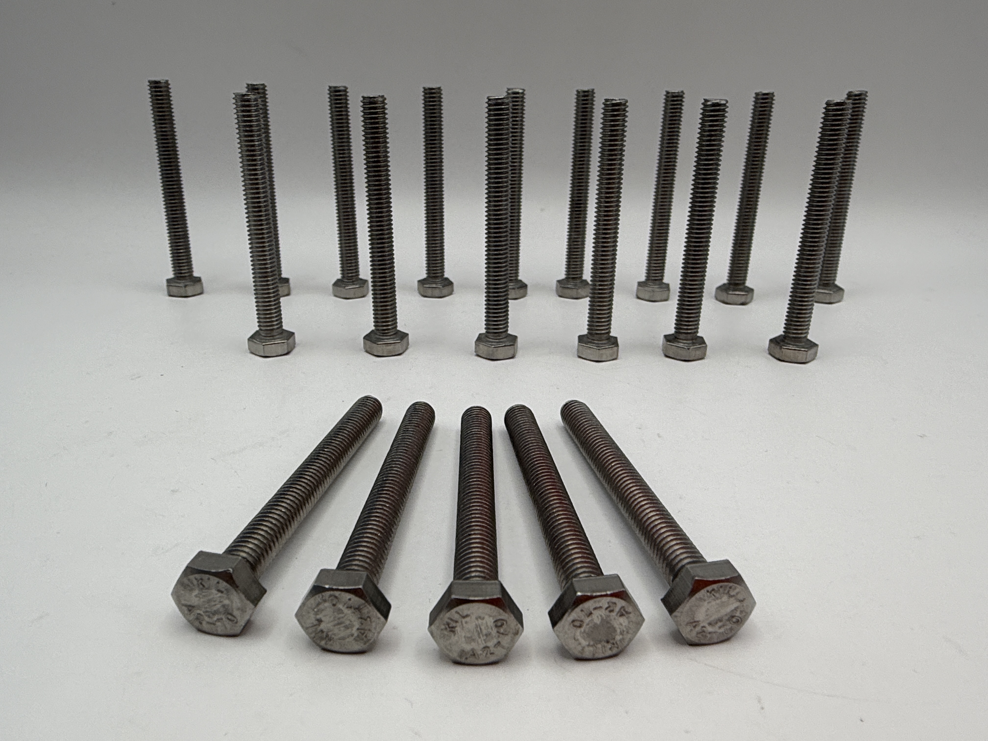 Hendler Bolts Hexagon Stainless Steel M6 x 55mm x 1.00mm Pitch