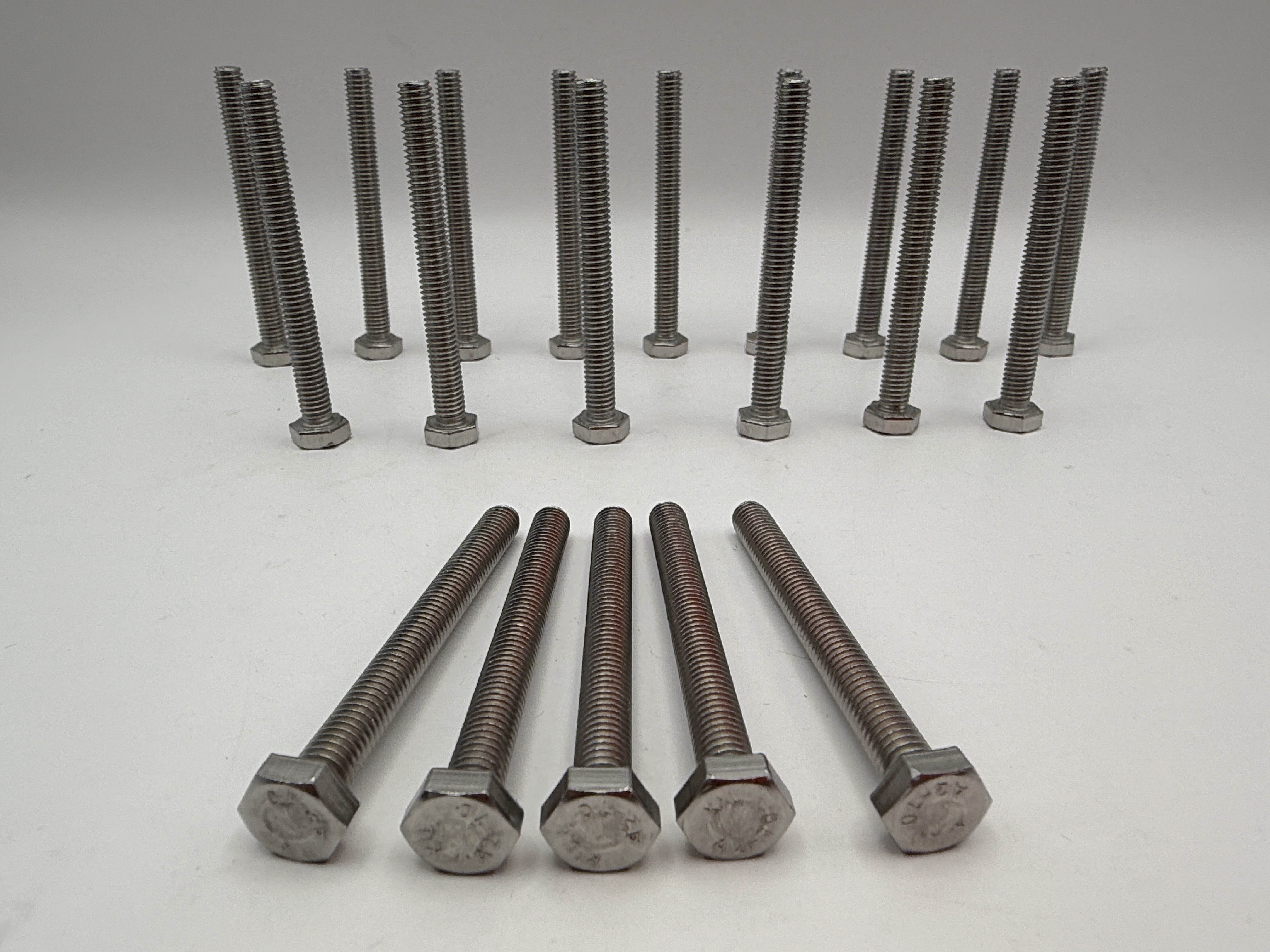 Hendler Bolts Hexagon Stainless Steel M6 x 60mm x 1.00mm Pitch