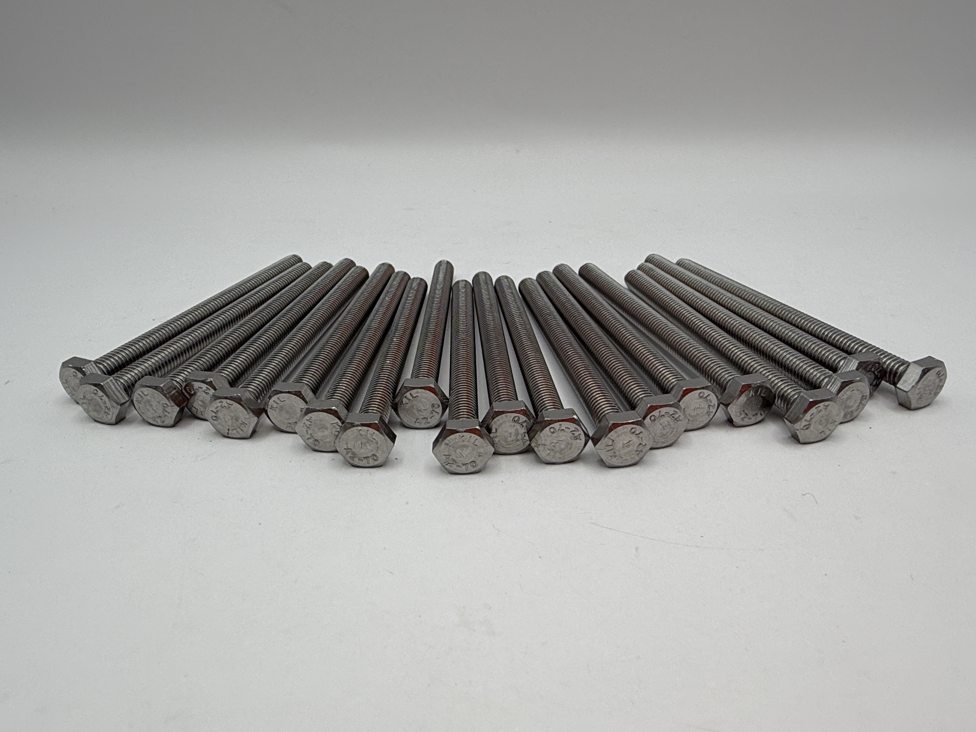 Hendler Bolts Hexagon Stainless Steel M6 x 75mm x 1.00mm Pitch