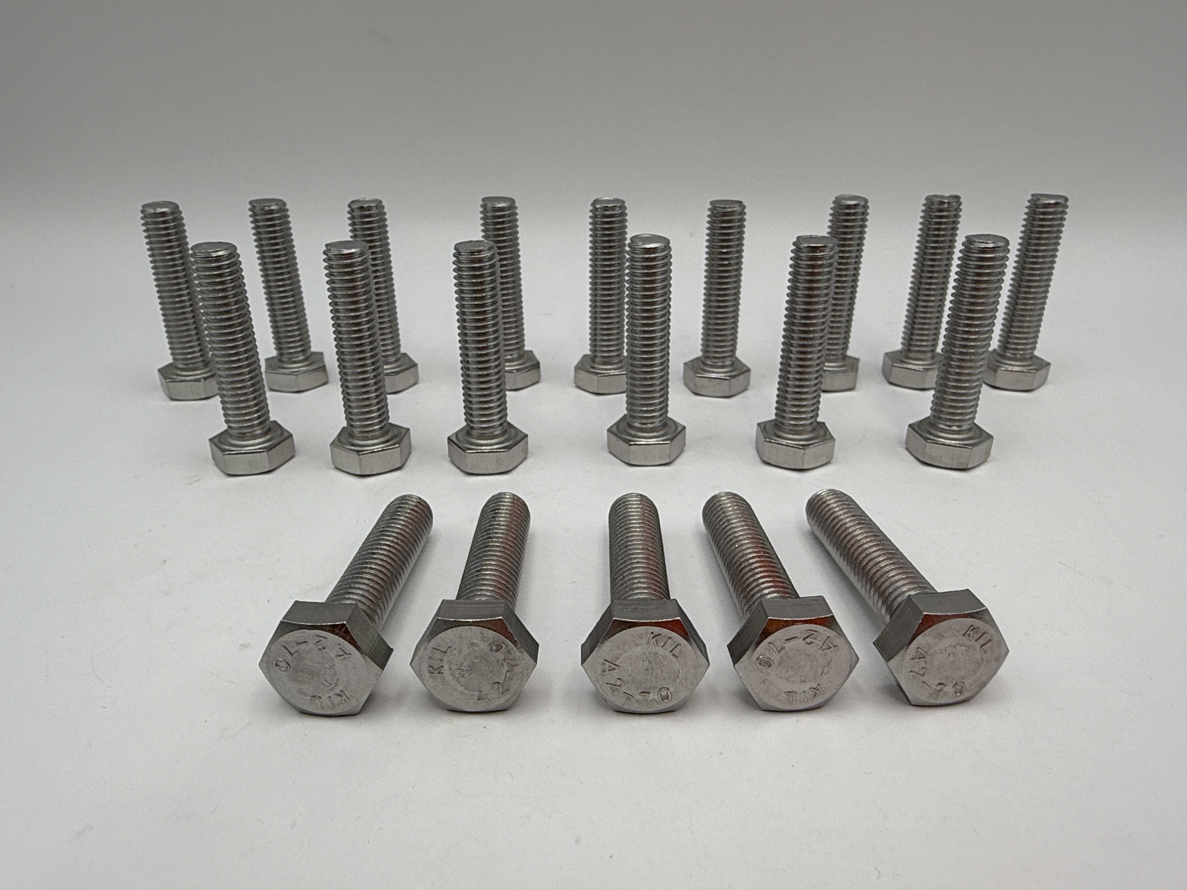 Hendler Bolts Hexagon Stainless Steel M8 x 35mm x 1.25mm Pitch