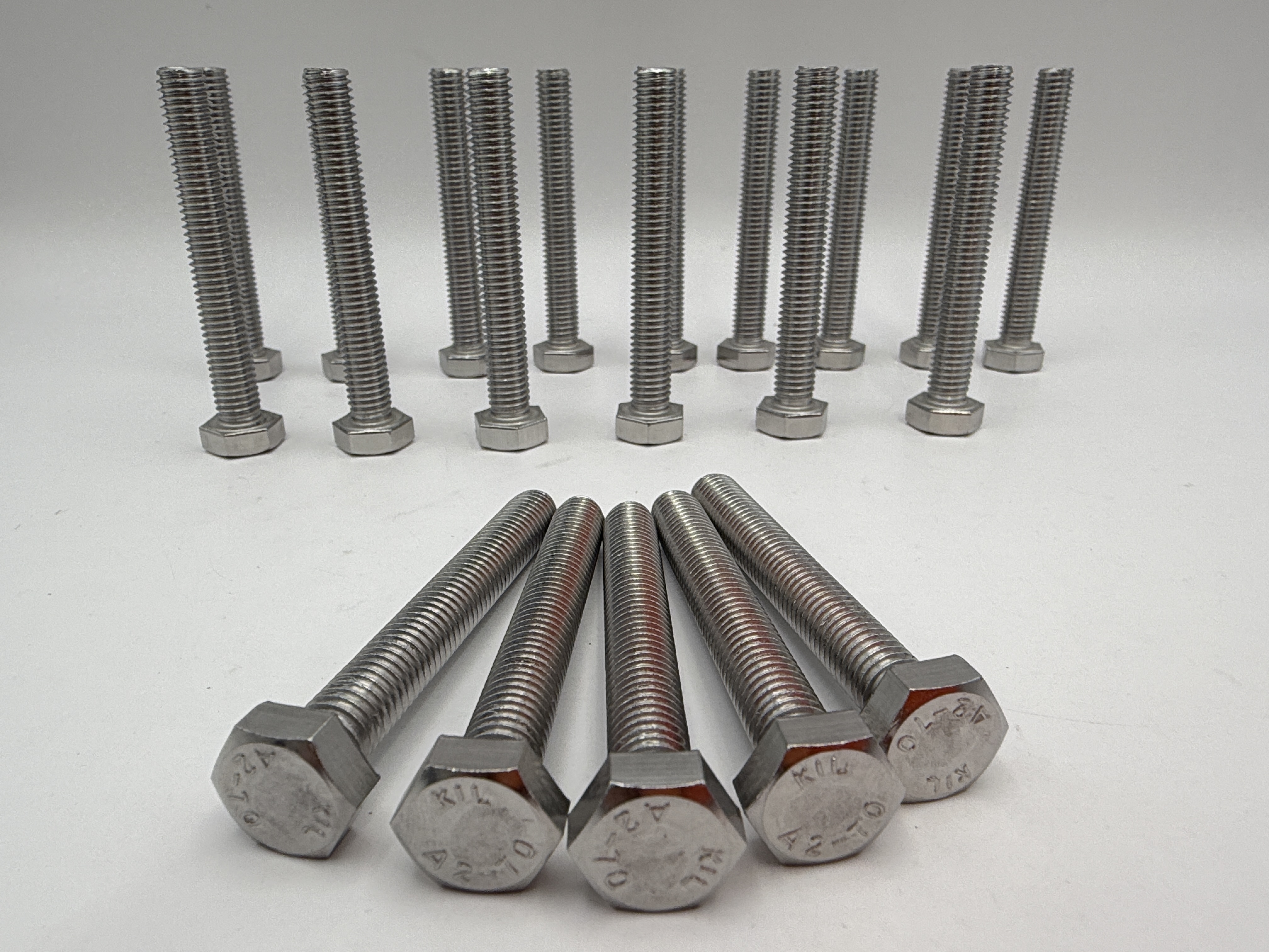 Hendler Bolts Hexagon Stainless Steel M8 x 60mm x 1.25mm Pitch