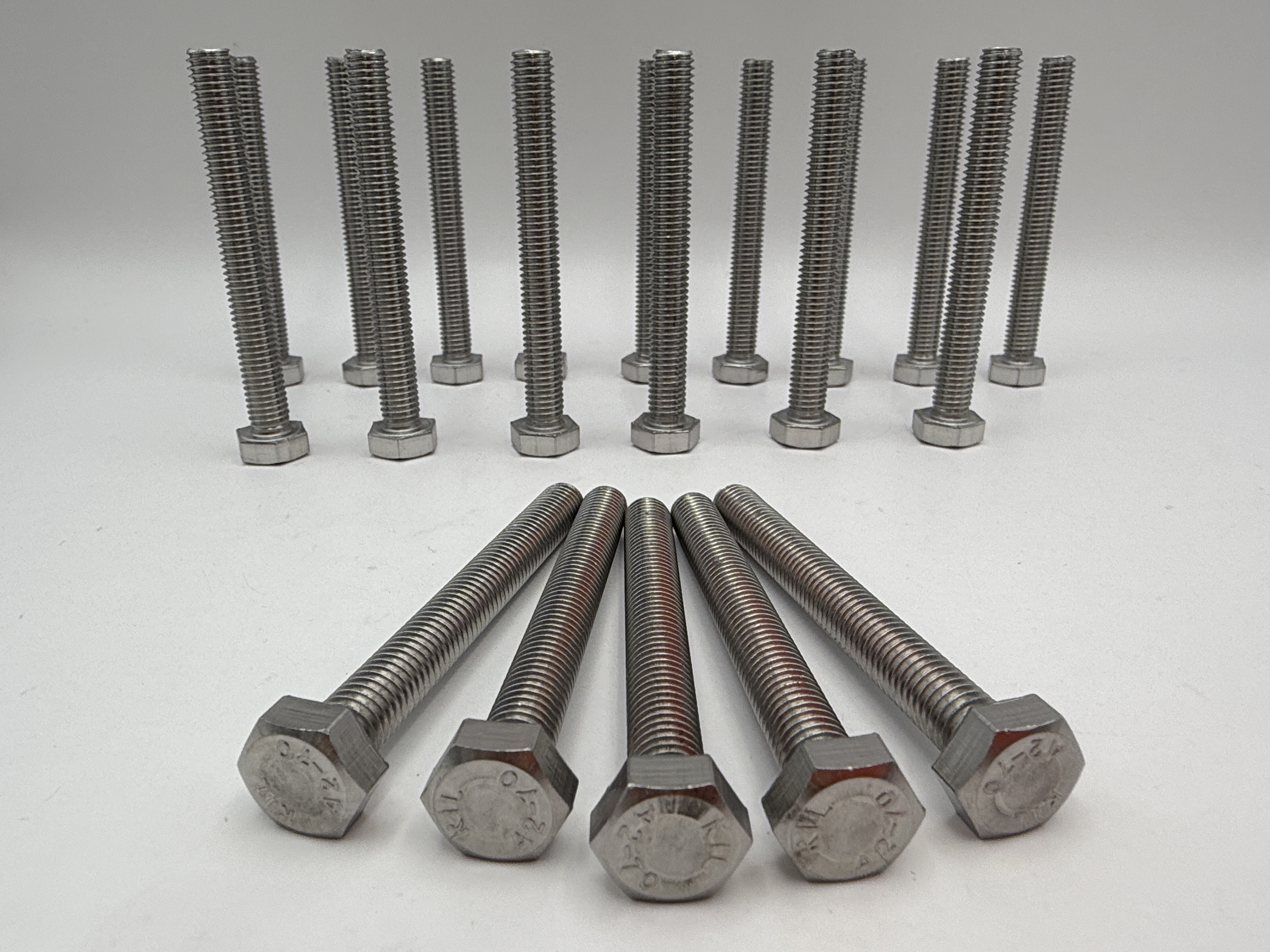 Hendler Bolts Hexagon Stainless Steel M8 x 70mm x 1.25mm Pitch
