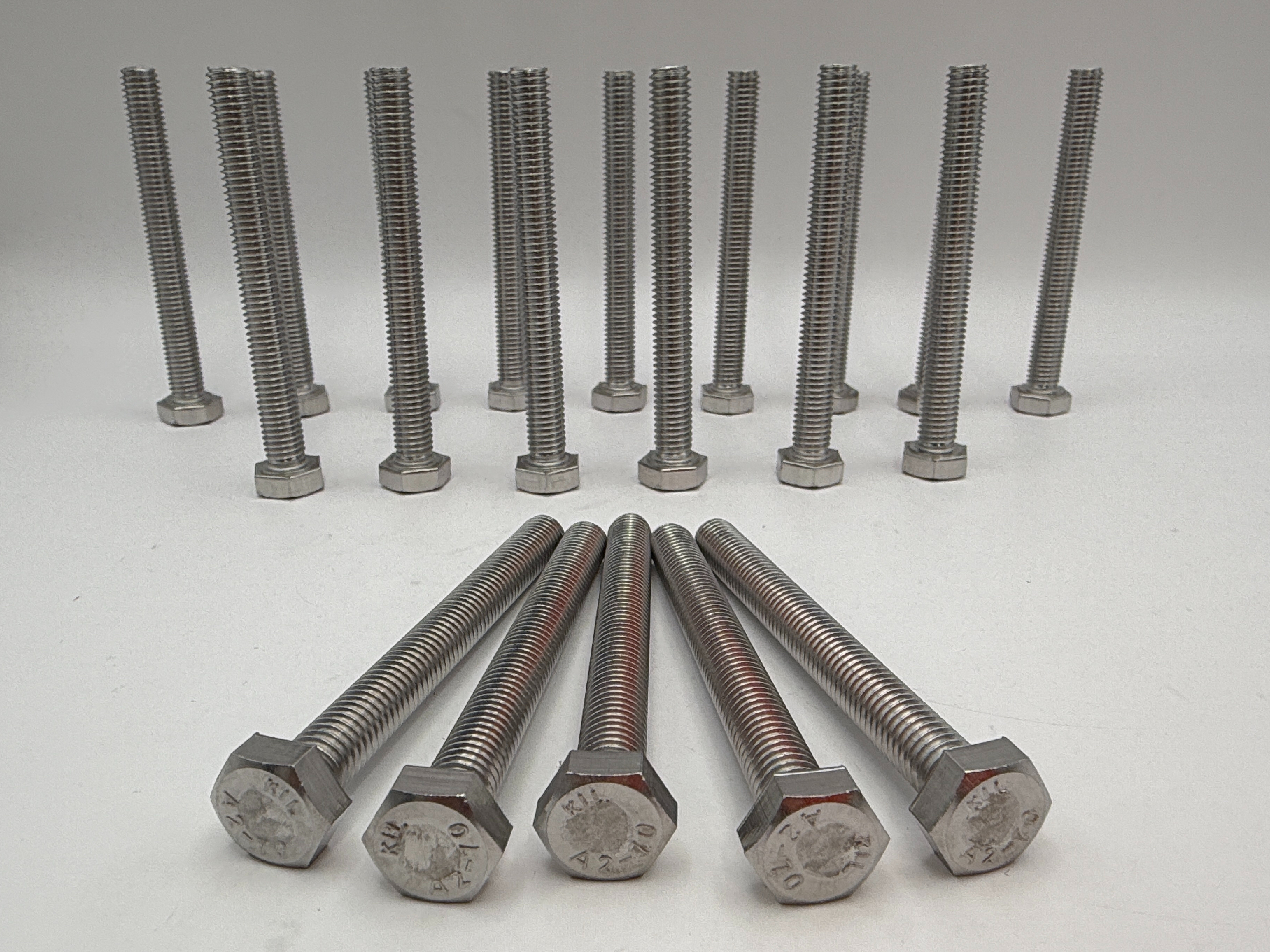 Hendler Bolts Hexagon Stainless Steel M8 x 75mm x 1.25mm Pitch