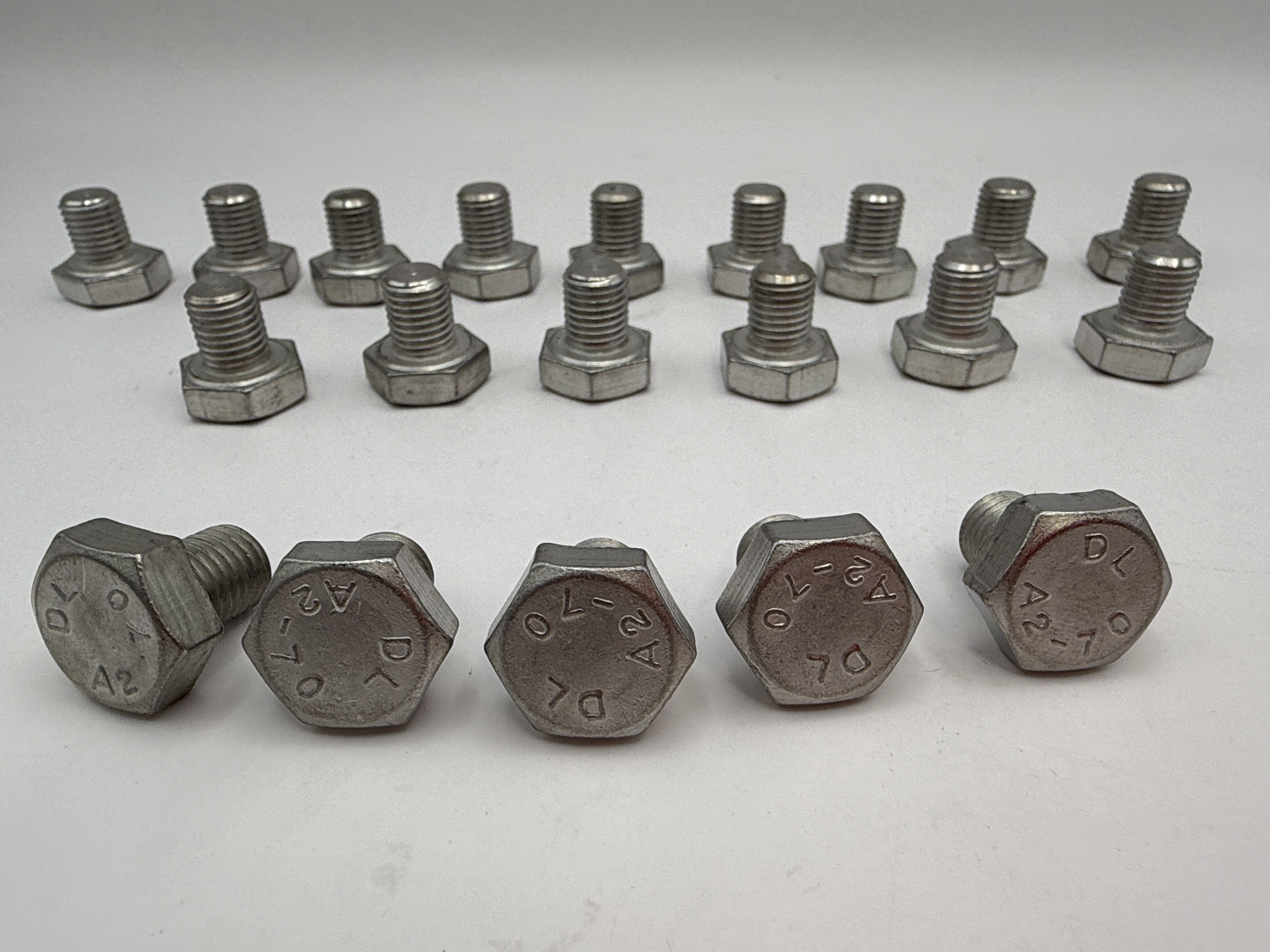 Hendler Bolts Hexagon Stainless Steel M10 x 12mm x 1.25mm Pitch