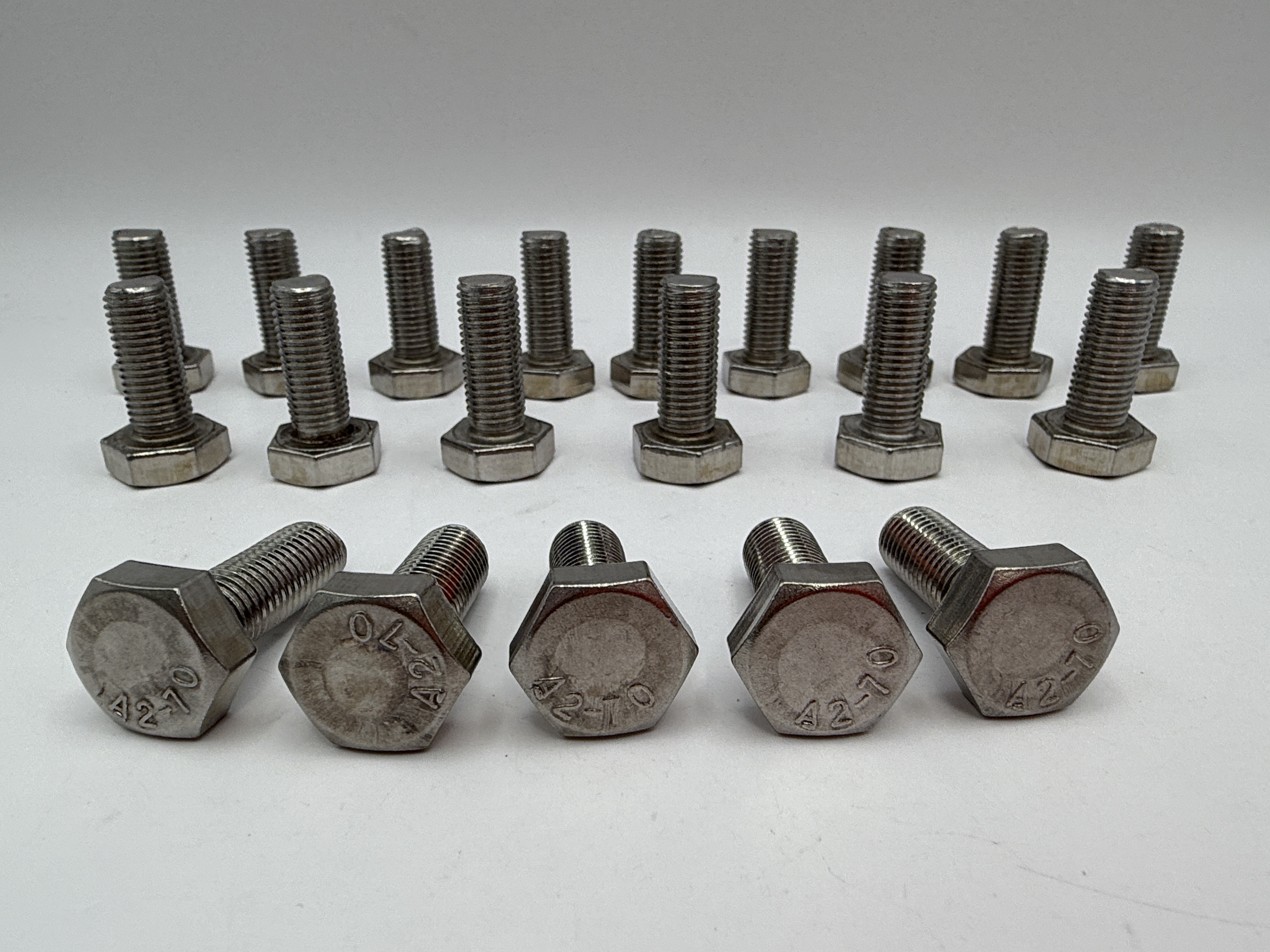 Hendler Bolts Hexagon Stainless Steel M10 x 25mm x 1.25mm Pitch