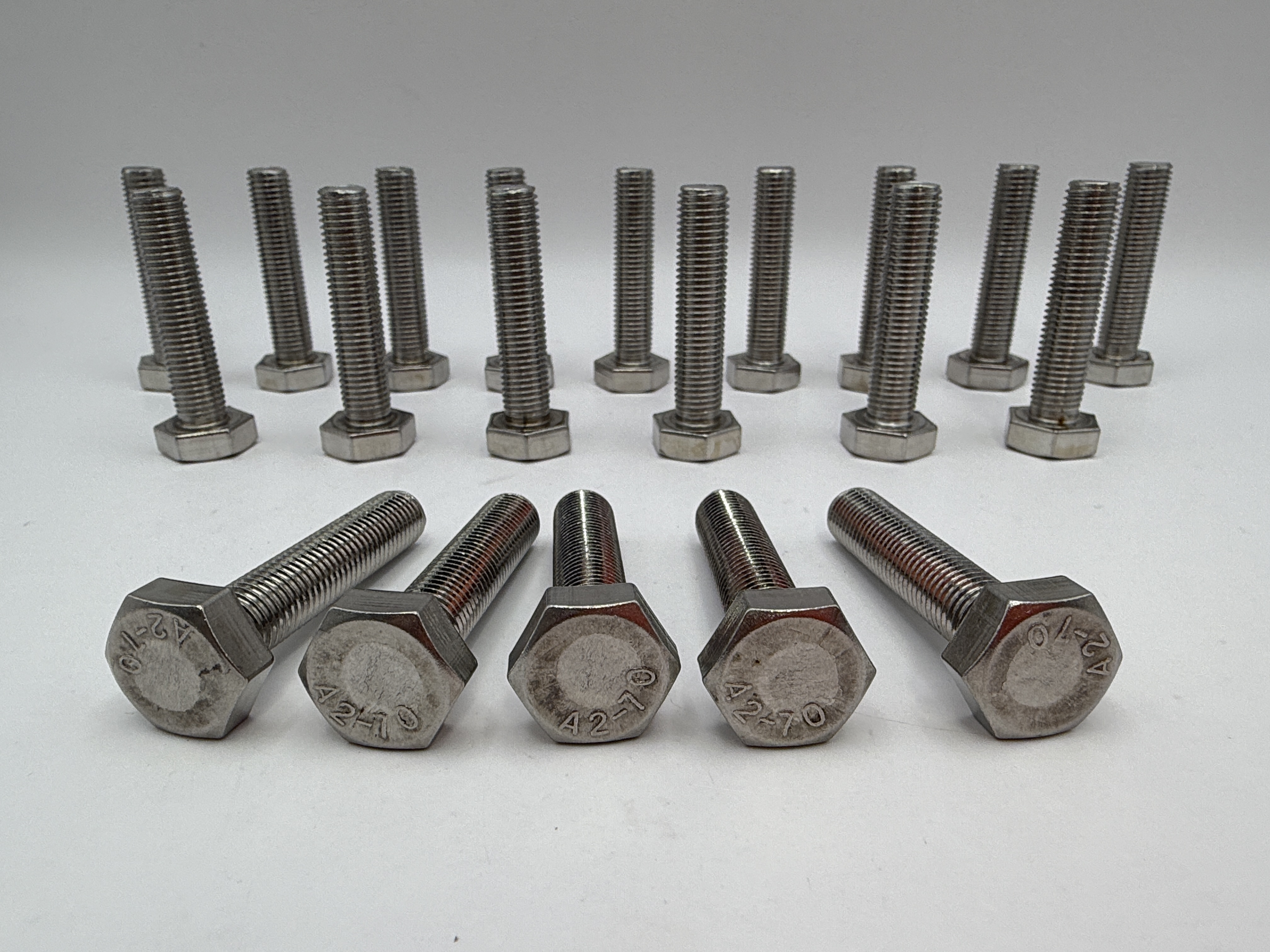 Hendler Bolts Hexagon Stainless Steel M10 x 45mm x 1.25mm Pitch