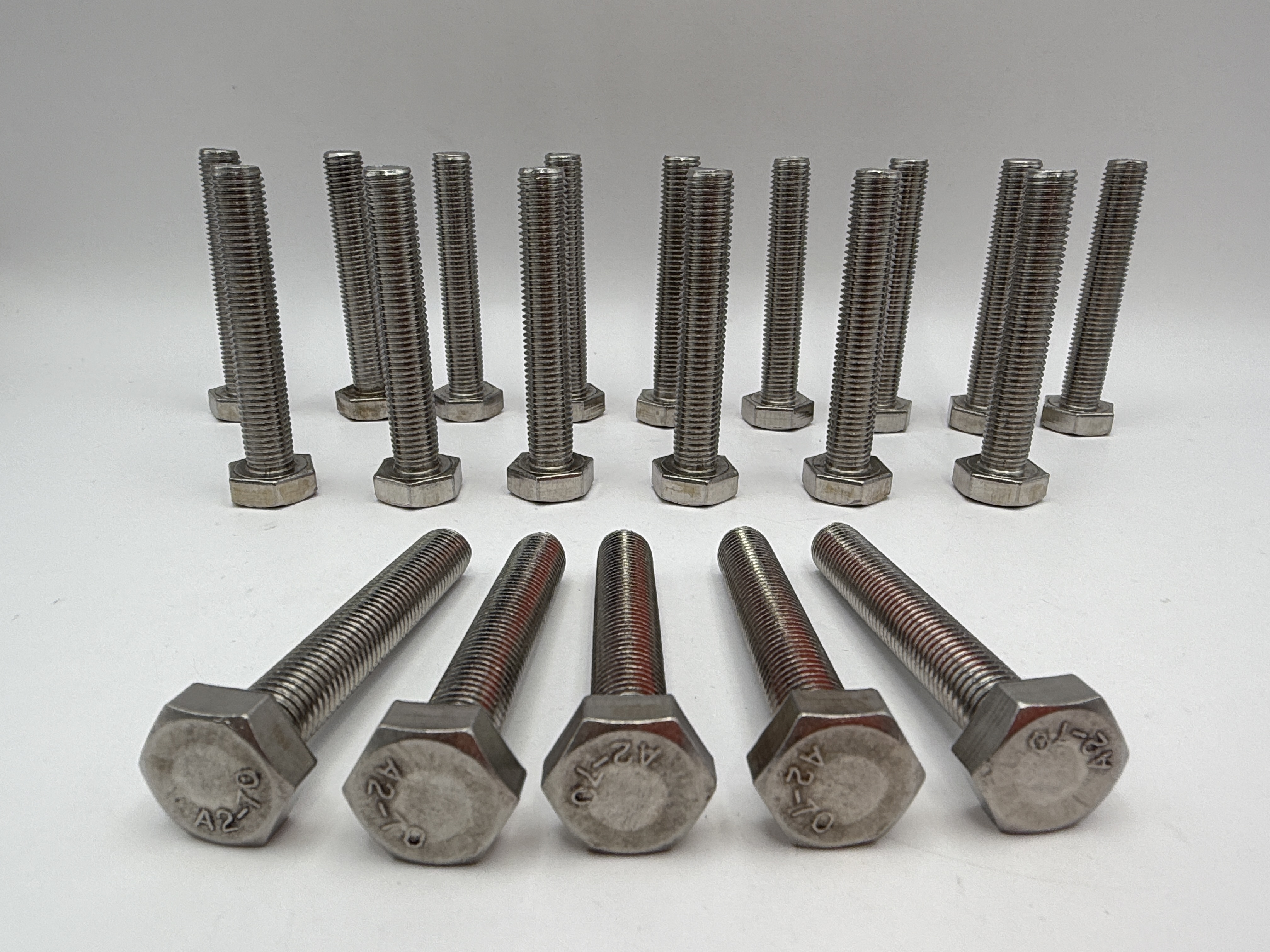 Hendler Bolts Hexagon Stainless Steel M10 x 60mm x 1.25mm Pitch