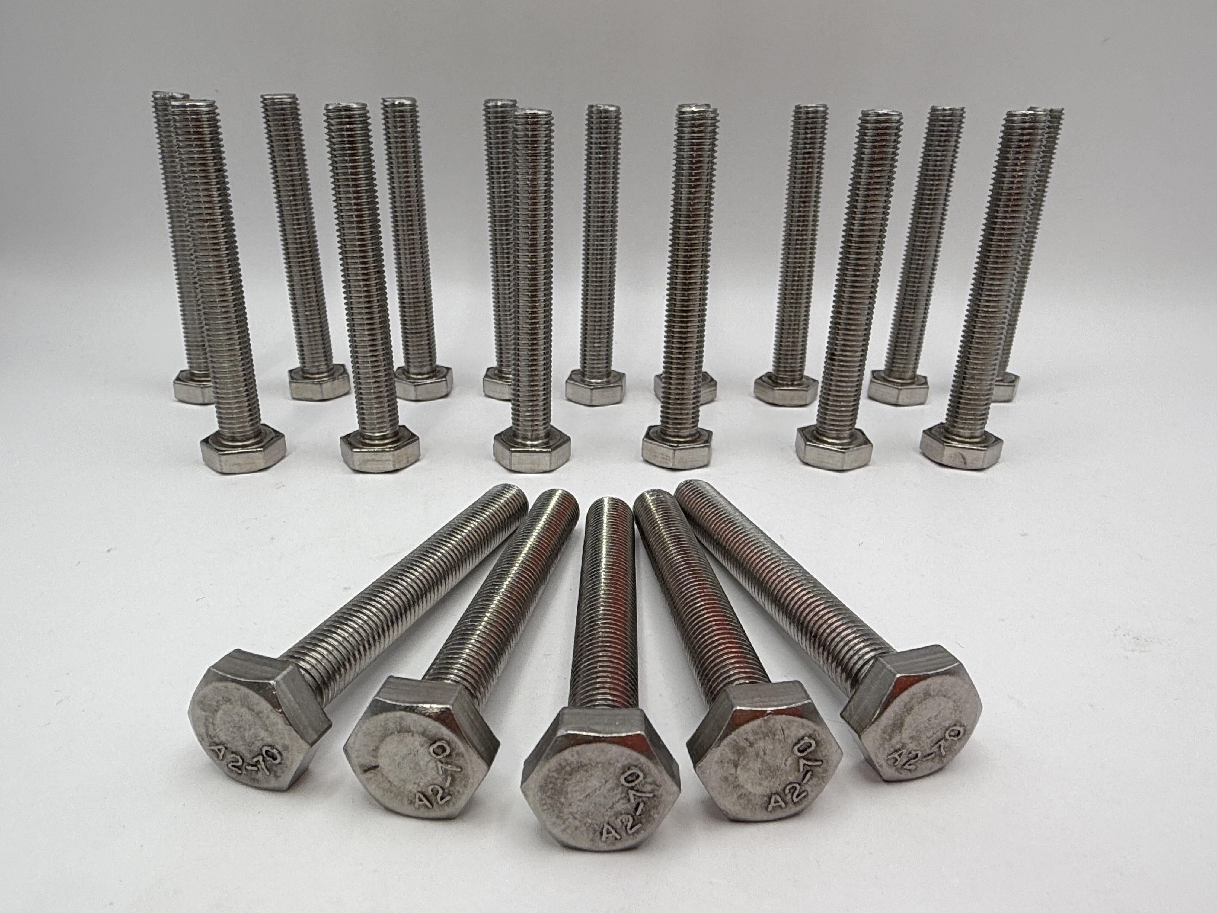 Hendler Bolts Hexagon Stainless Steel M10 x 75mm x 1.25mm Pitch