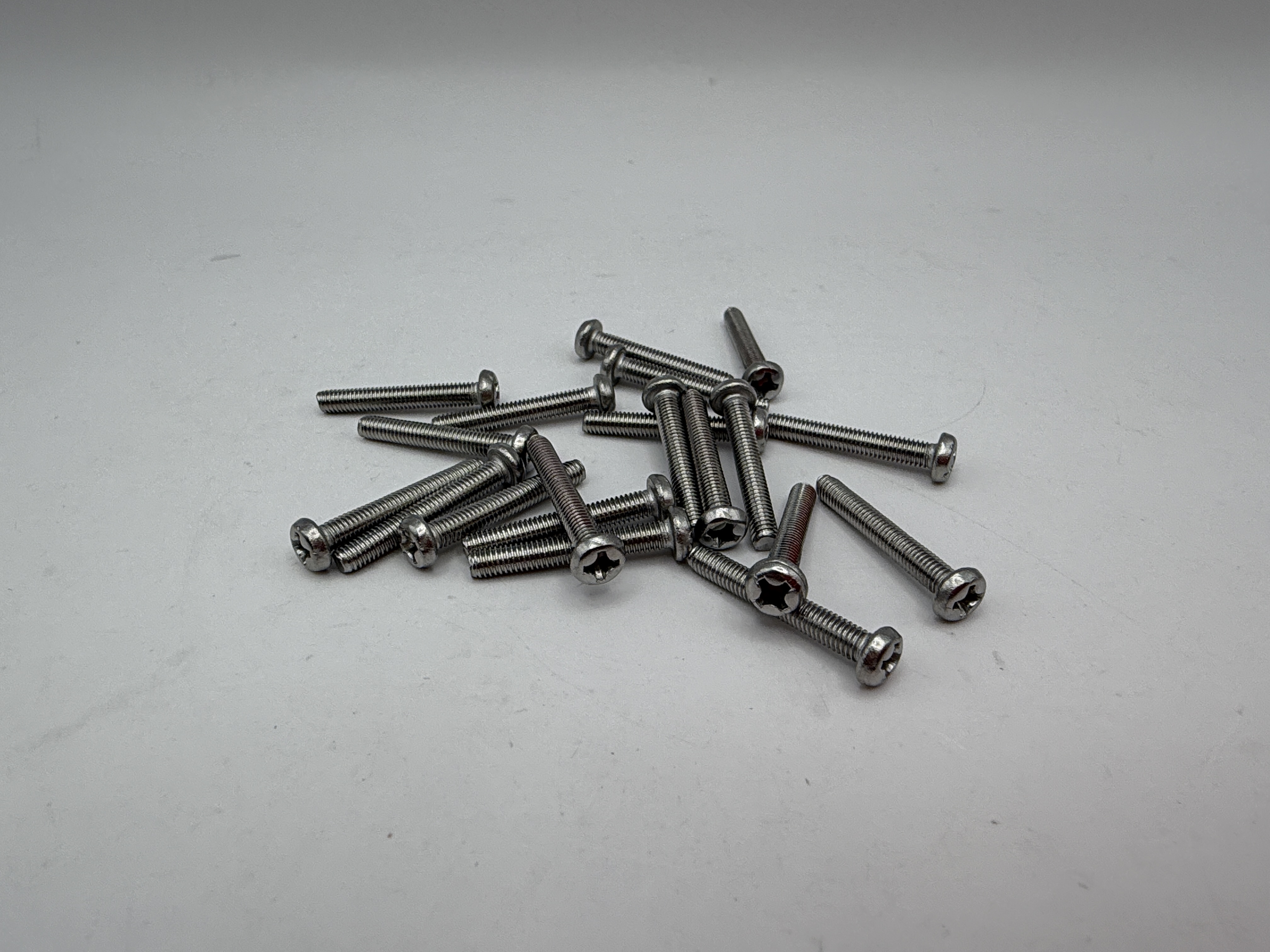 Hendler Screws Philips Pan Head Stainless Steel M3 x 20mm x 0.50mm Pitch