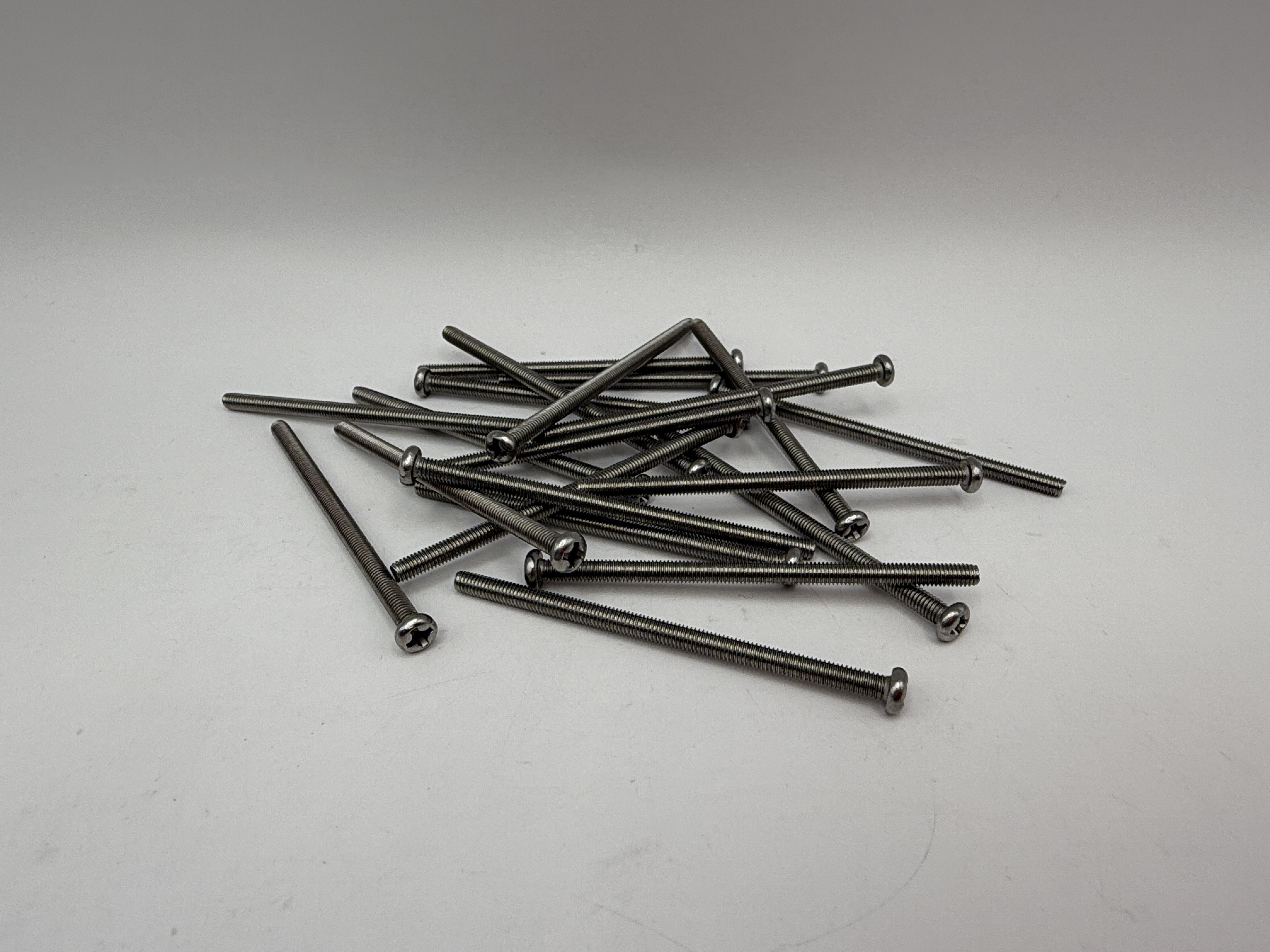 Hendler Screws Philips Pan Head Stainless Steel M3 x 55mm x 0.50mm Pitch