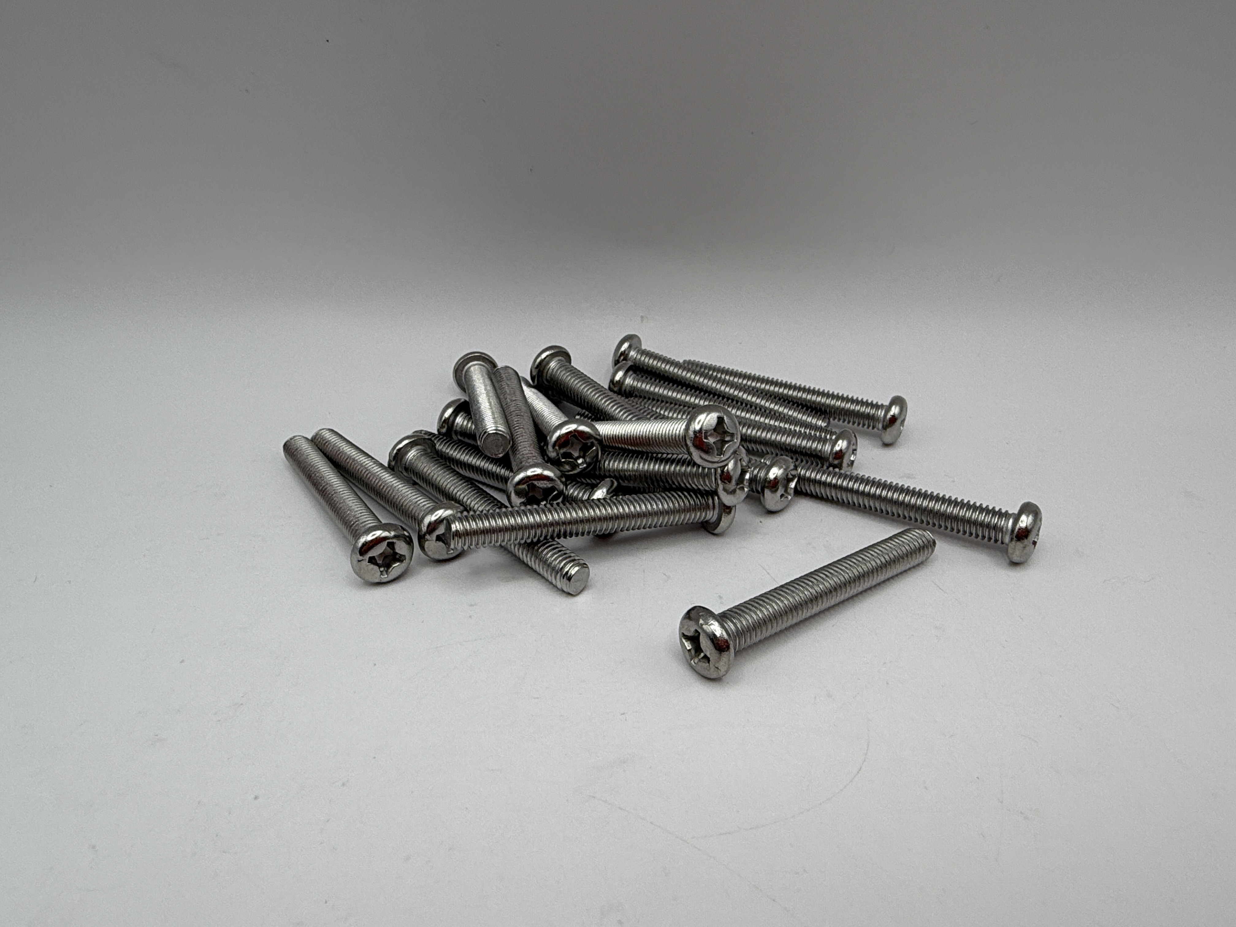 Hendler Screws Philips Pan Head Stainless Steel M6 x 45mm x 1.00mm Pitch