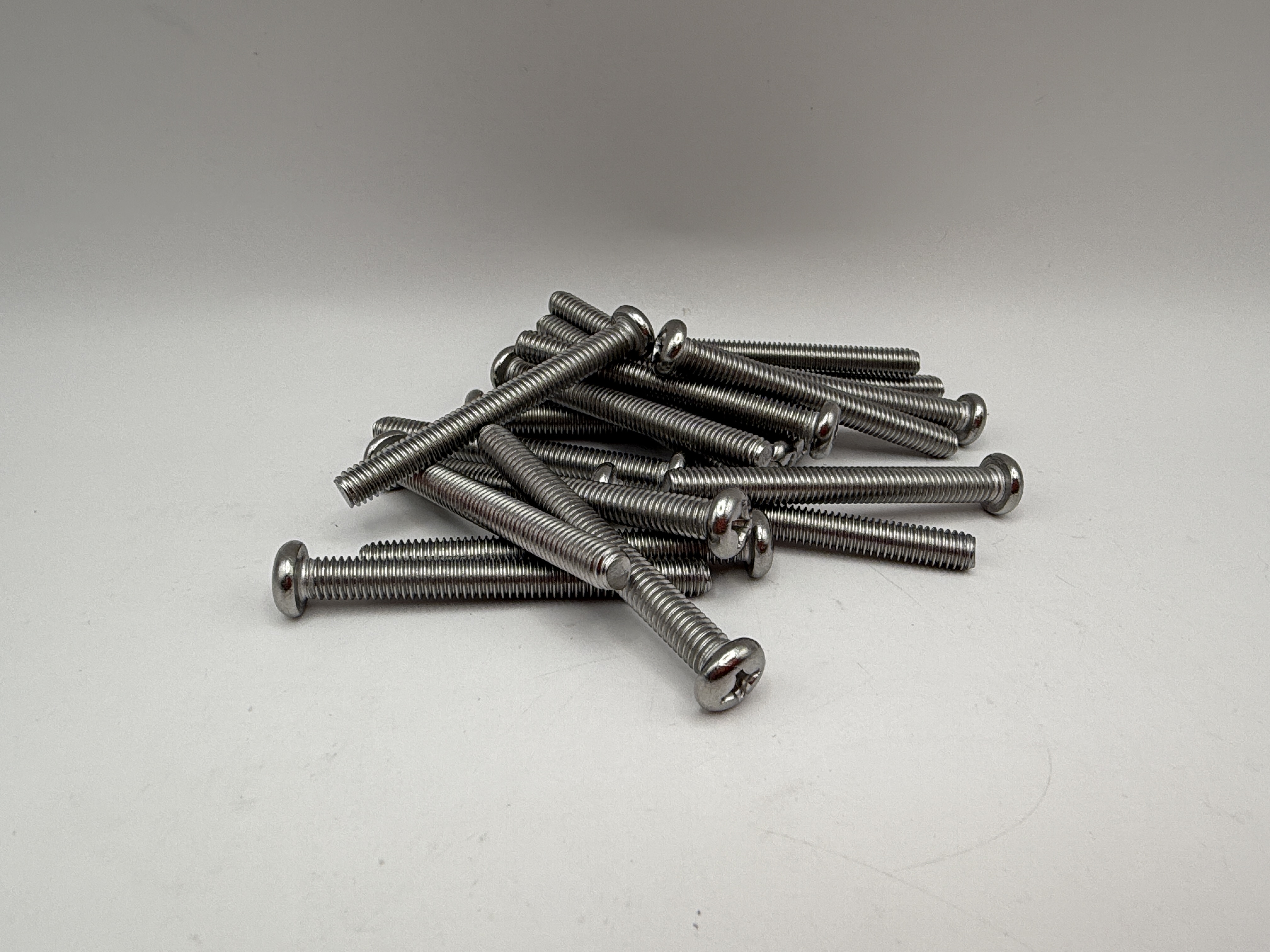 Hendler Screws Philips Pan Head Stainless Steel M6 x 55mm x 1.00mm Pitch