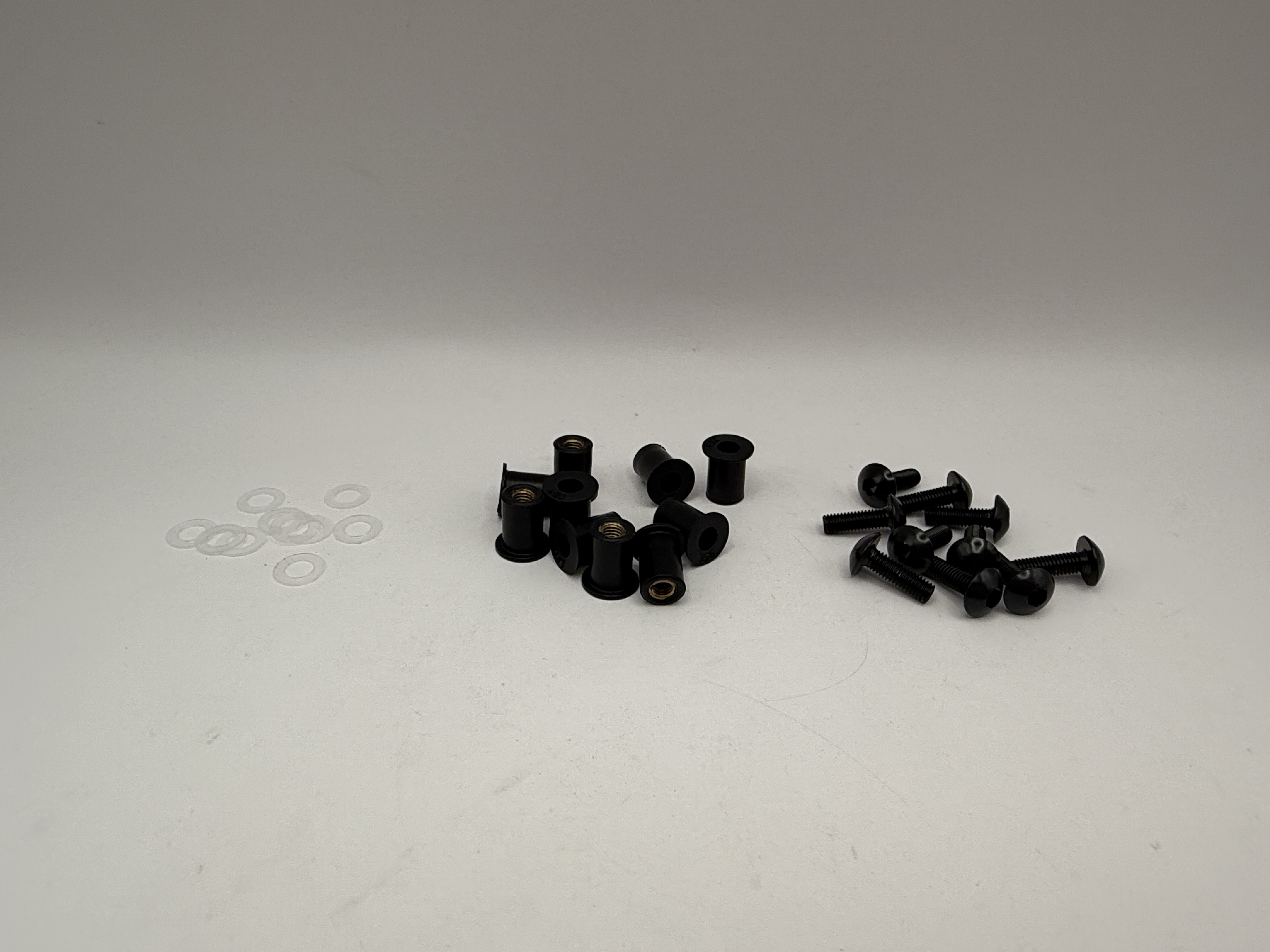 Hendler Rubber Fairing Bushes M5 Screw, 10mm OD Rubber Wellnut Black