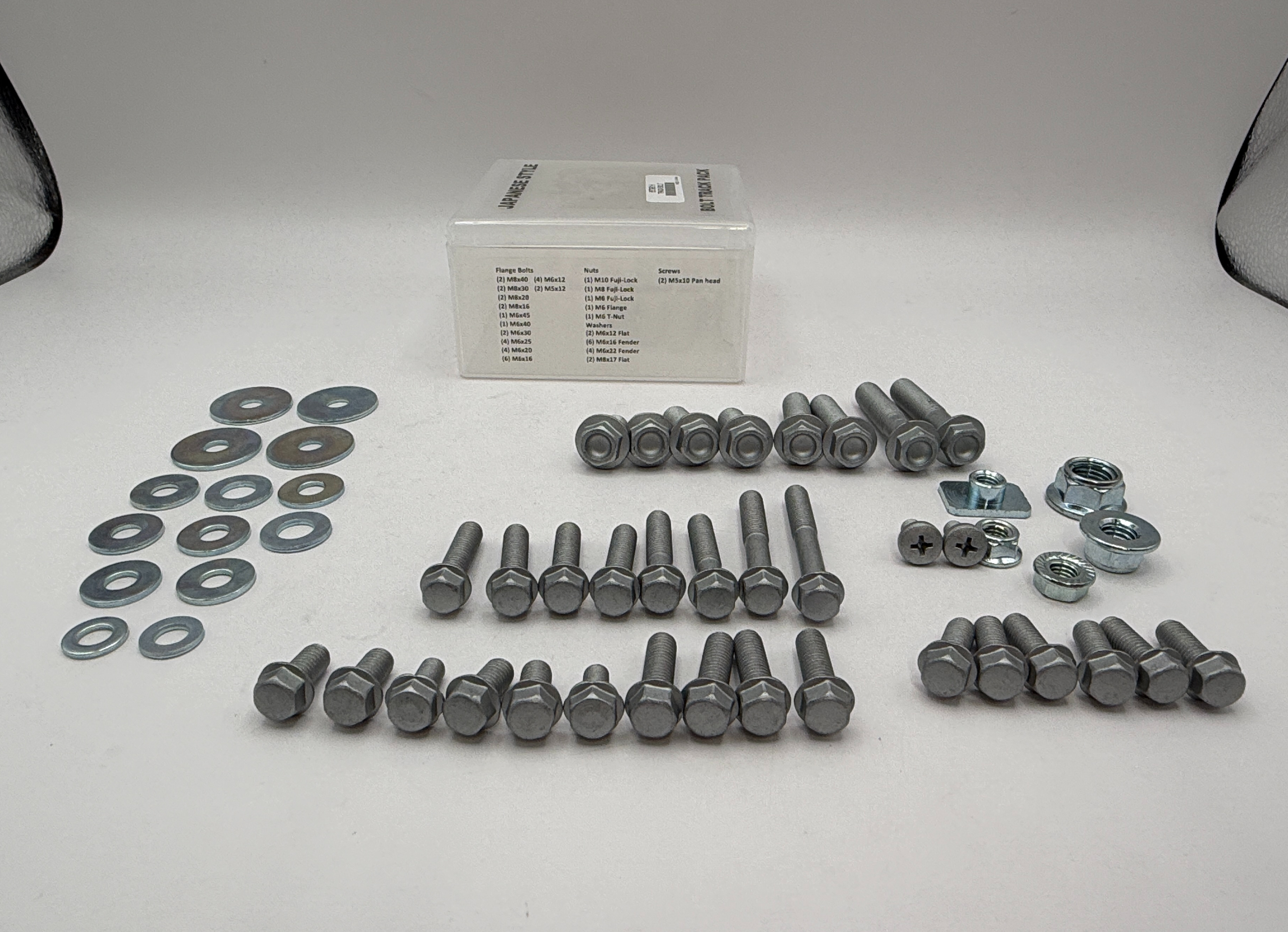 Hendler Fairing Bolt Kit Silver Japanese MX Models