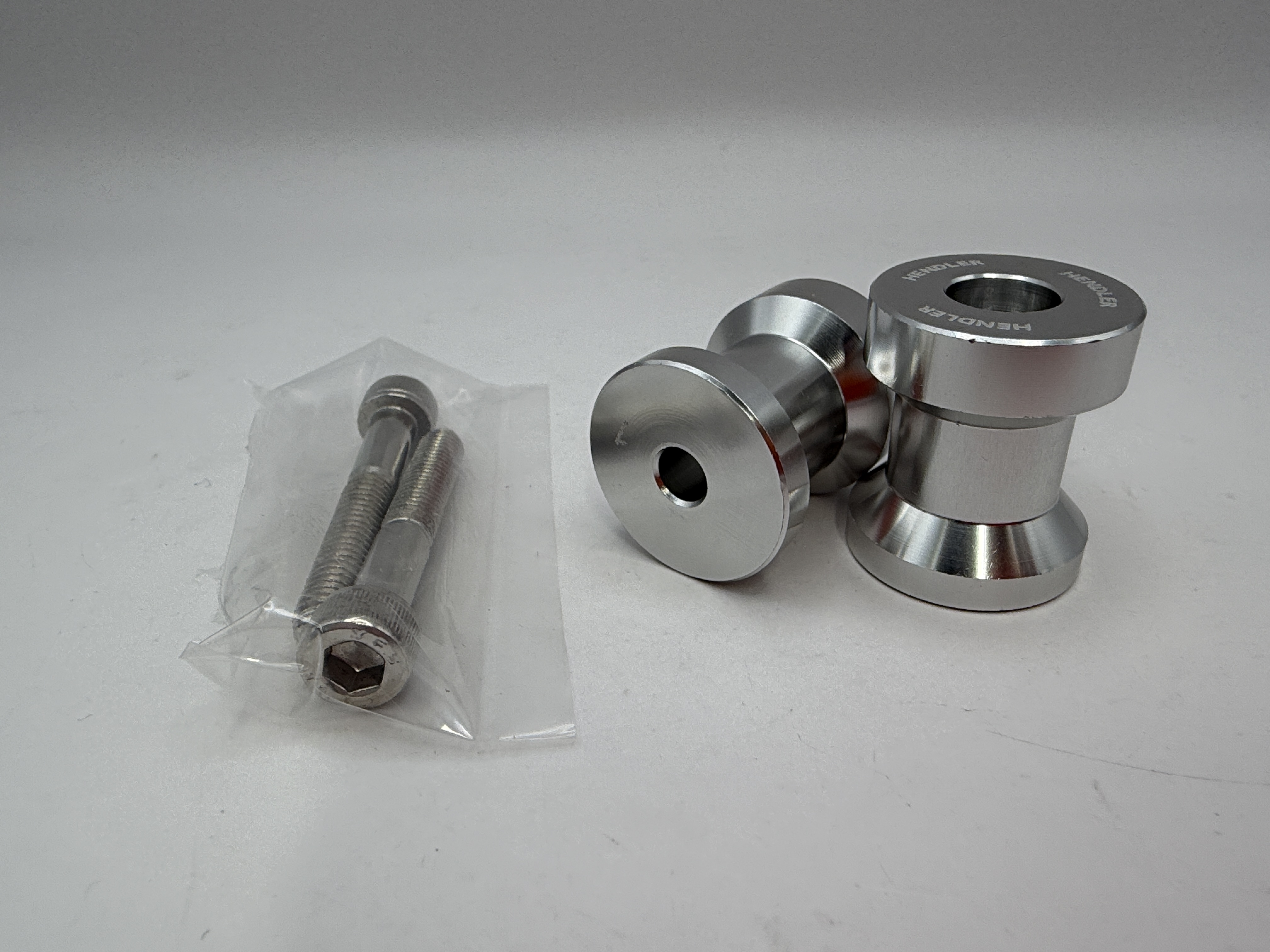 Hendler Paddock Stand Bobbins Silver M6 Bolt