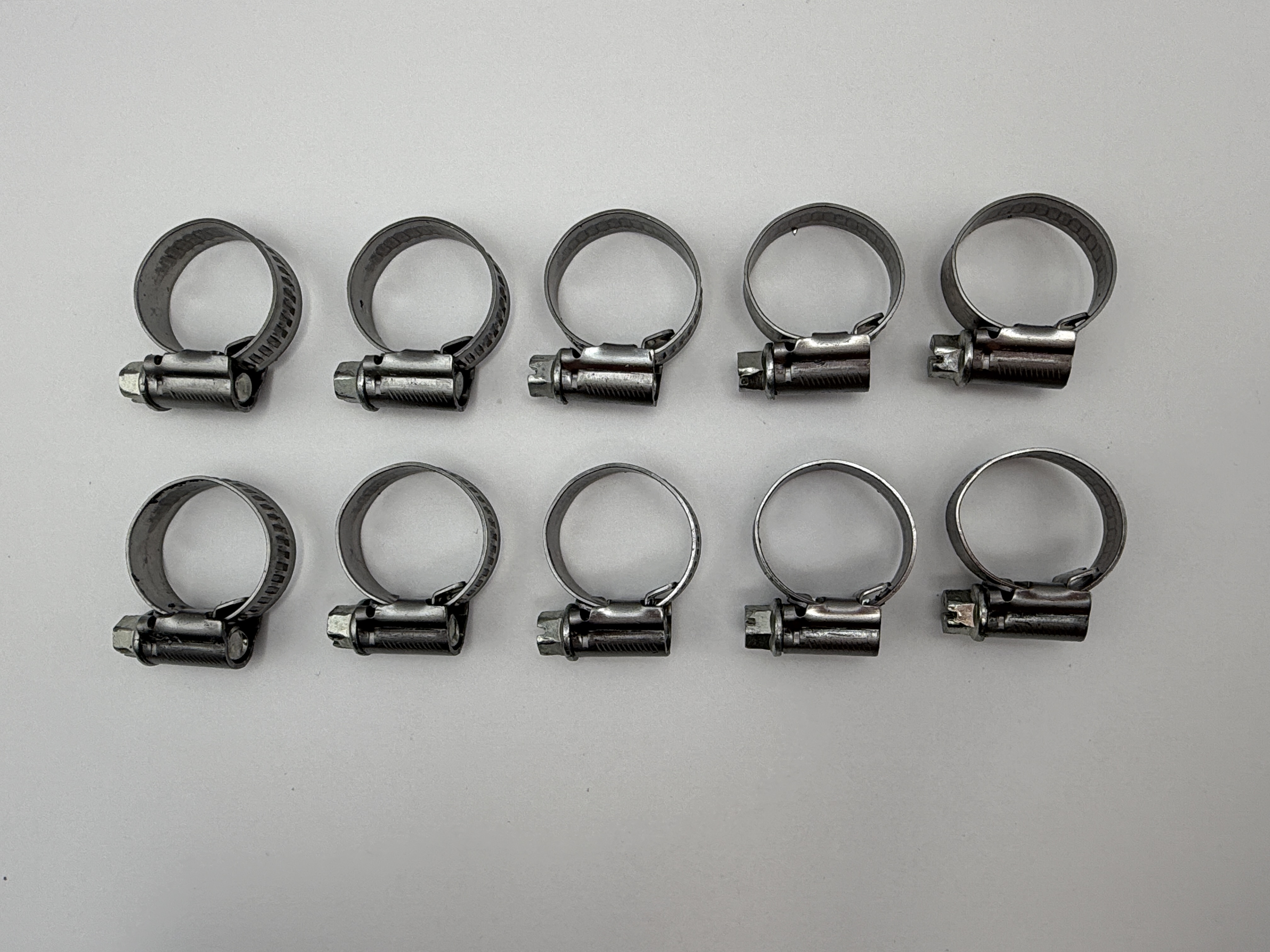 Mikalor Stainless Steel Jubilee Hose Clips 12mm to 22mm
