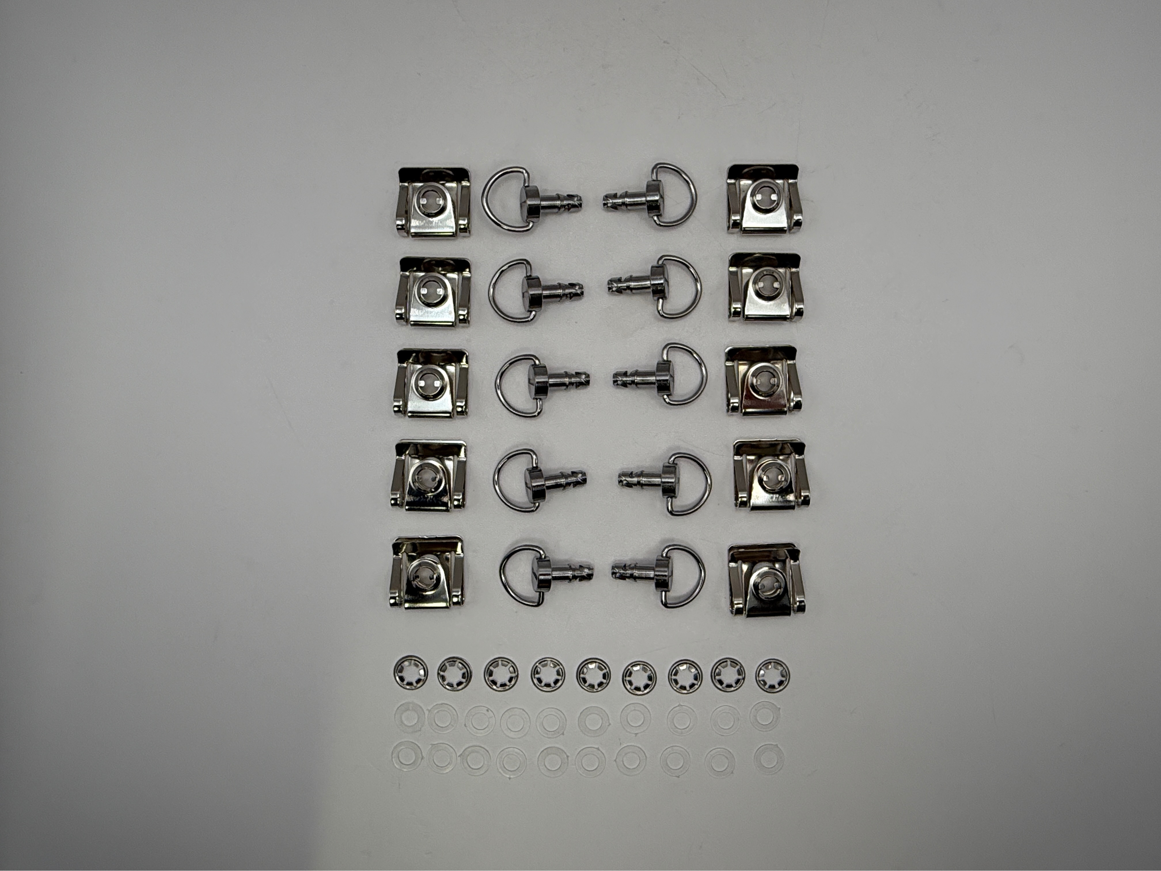 Hendler Fastener Dzus D-Ring Quick Release Made for Racing Silver