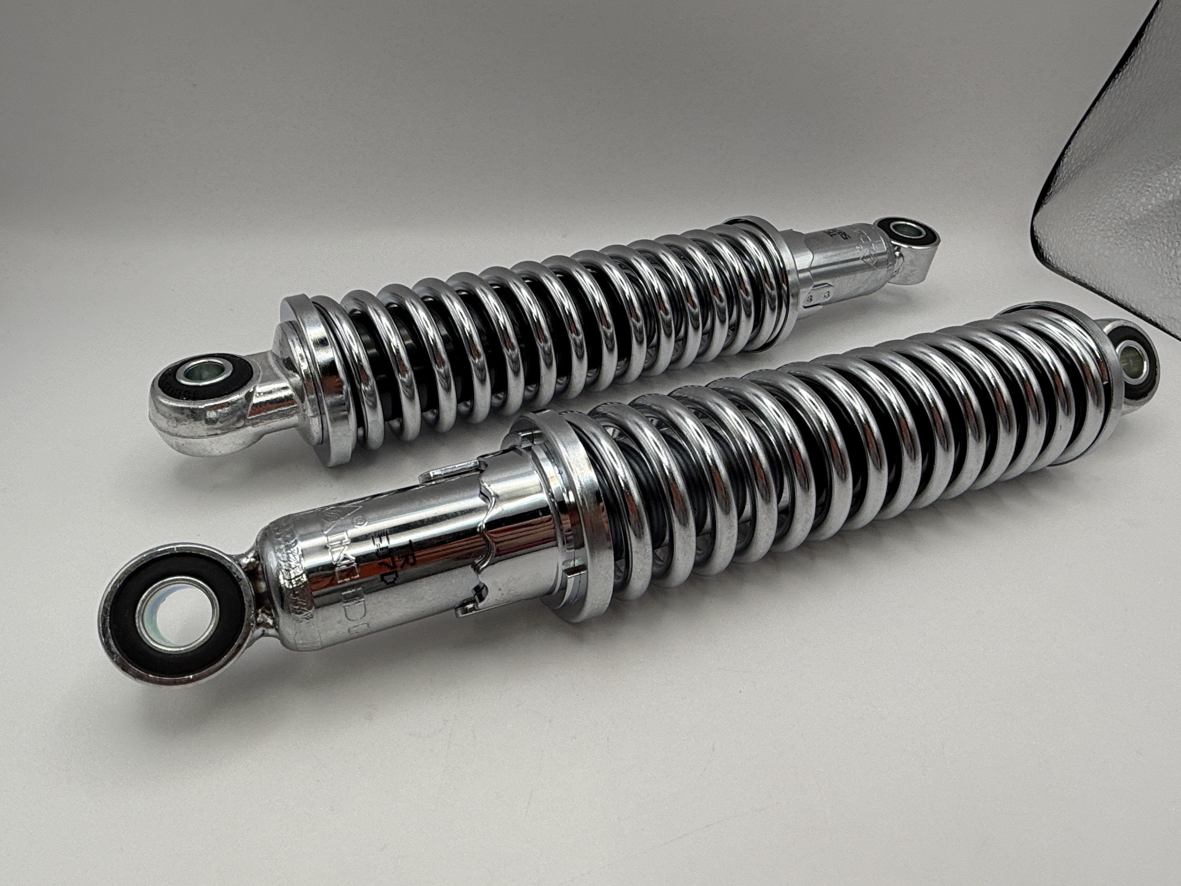Hendler Shocks 280mm Pin+Pin up to 175cc (Chrome Spring) Type 10