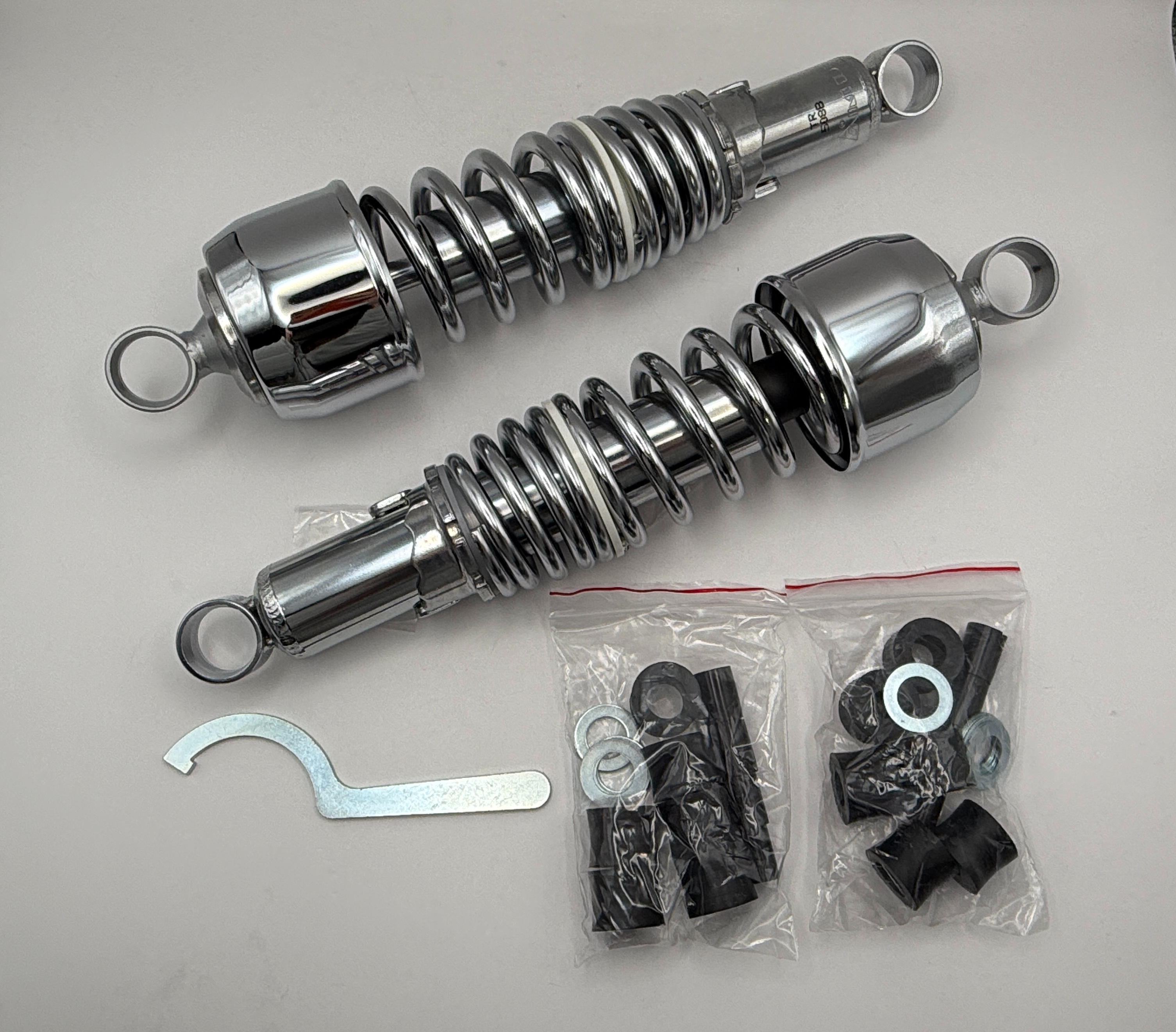 Hendler Shocks 300mm Pin+Pin (All Chrome) Type 7A