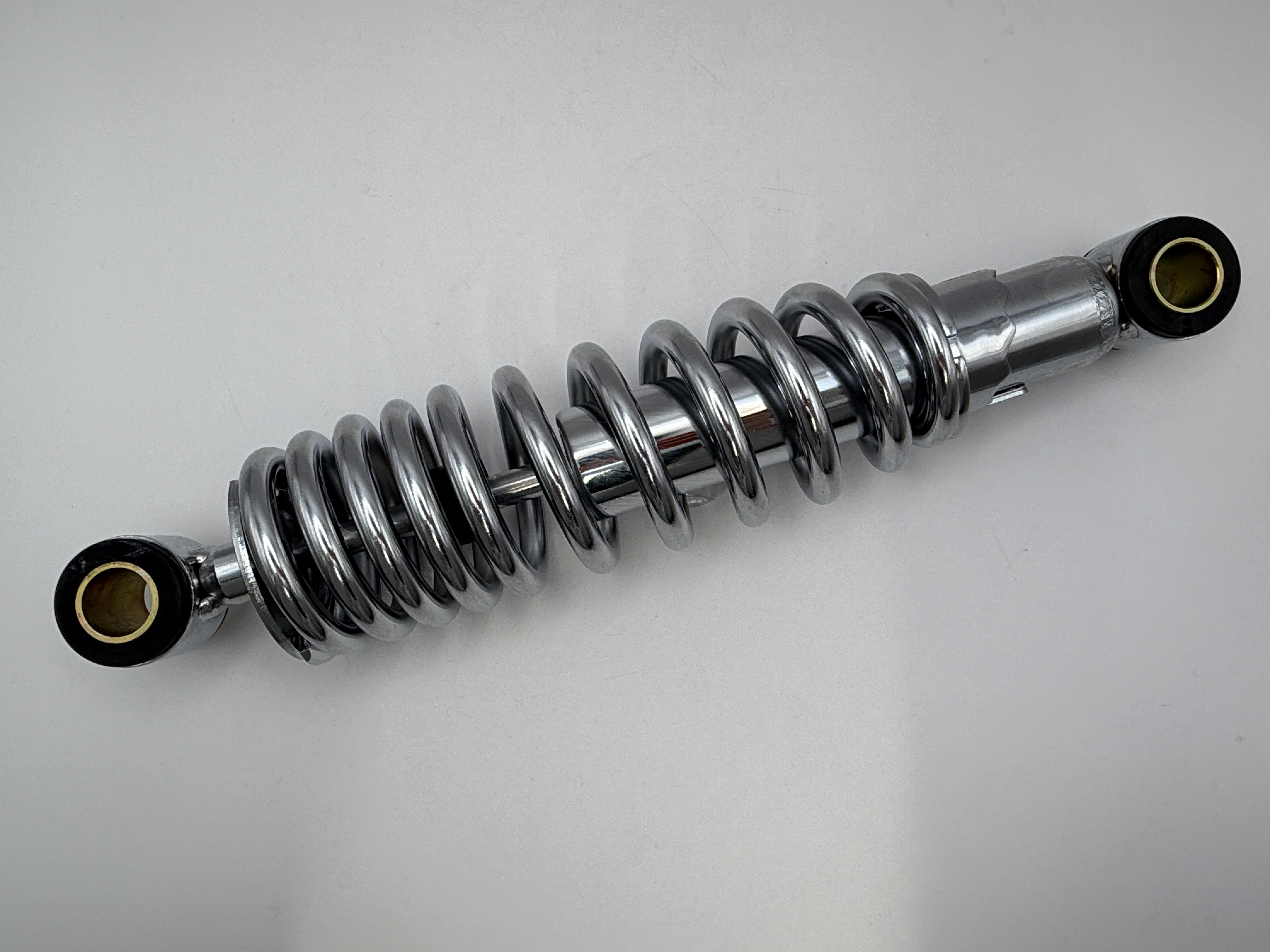 Hendler Shock 310mm Pin+Pin Lambretta Rear With Adjuster (All Chrome)