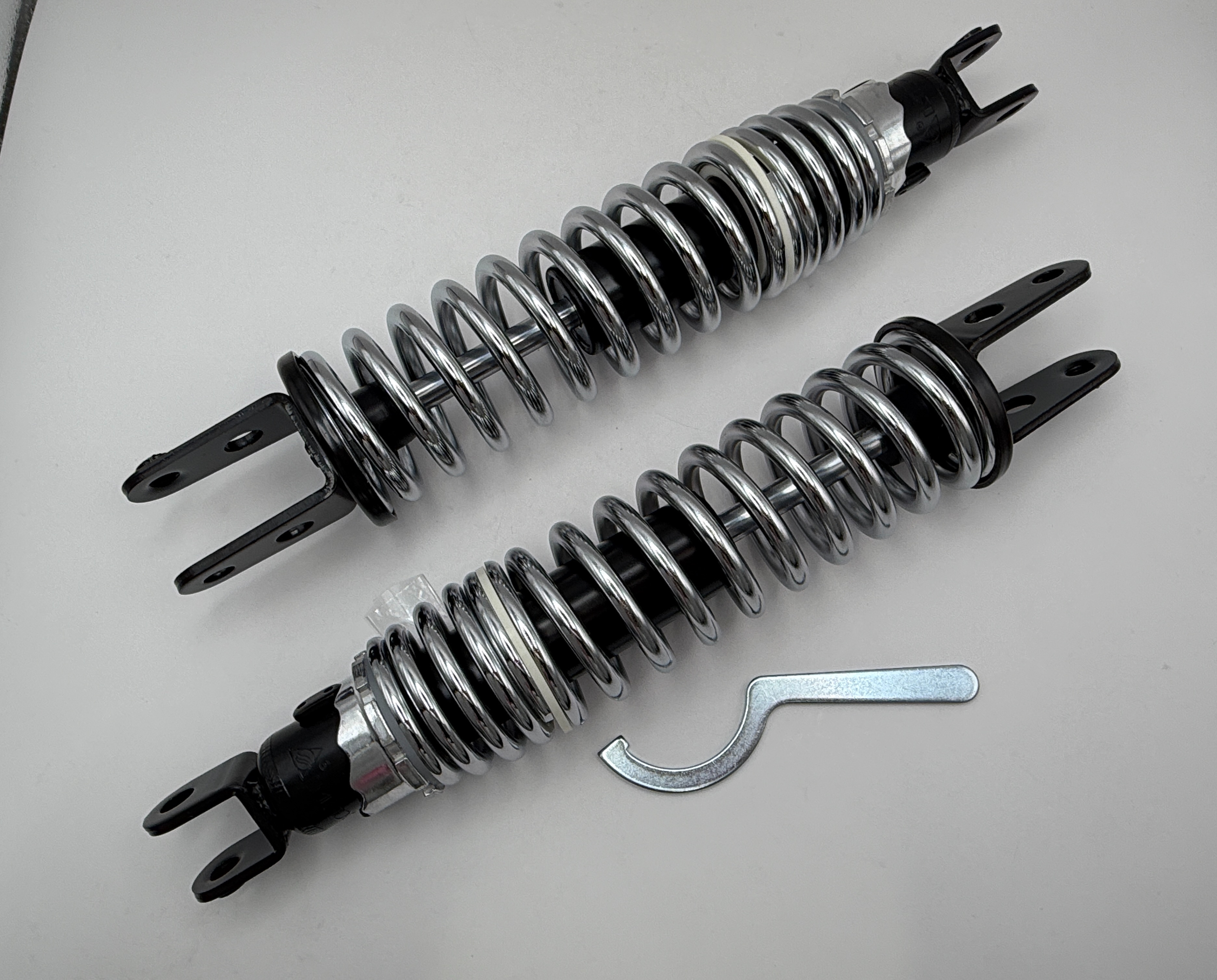 Hendler Shocks 327mm Fork+ Fork Honda CB250/400N (All Chrome) Type 5