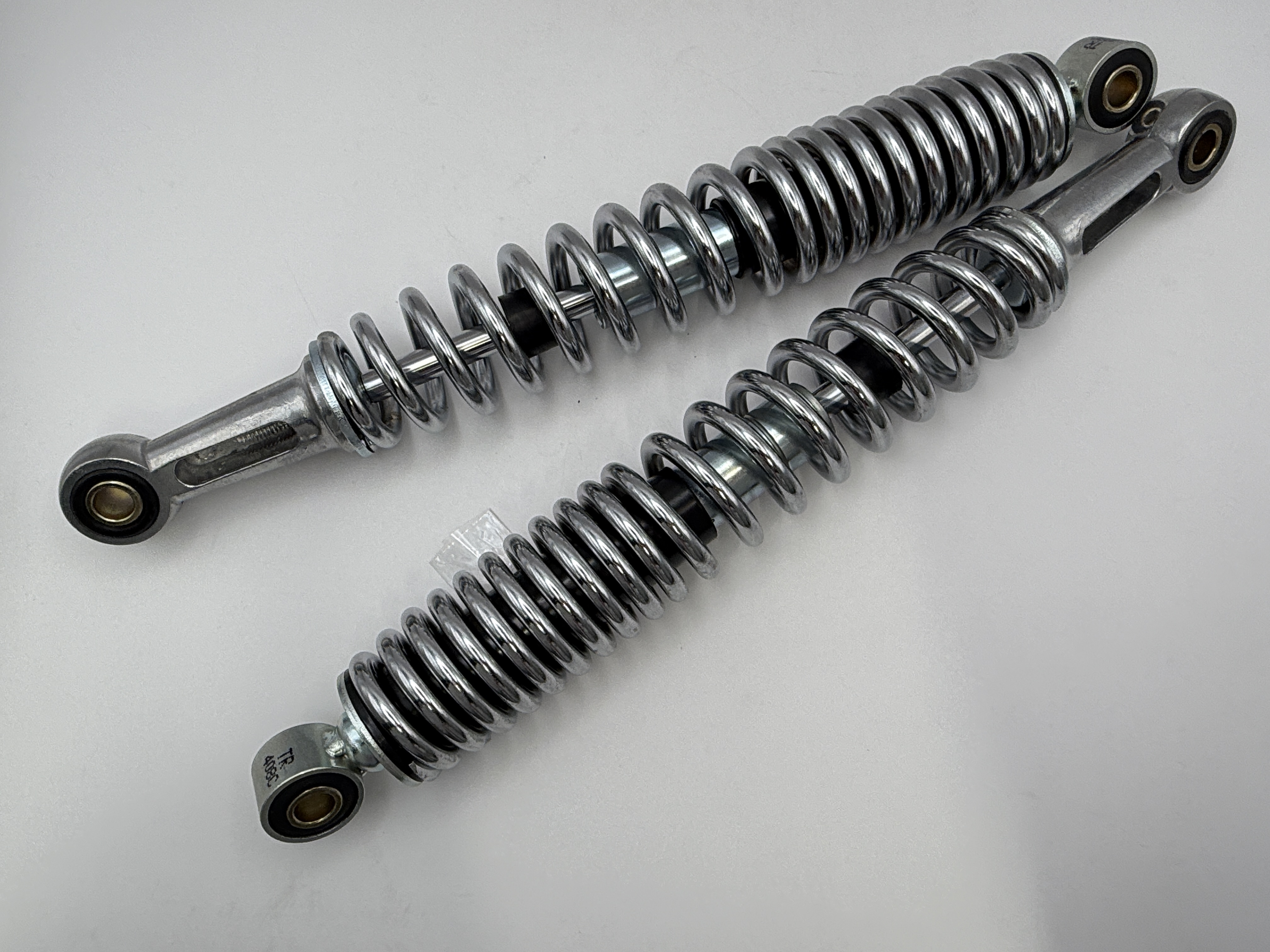 Hendler Shocks 330mm Pin+Pin Honda ANF125 (All Chrome)