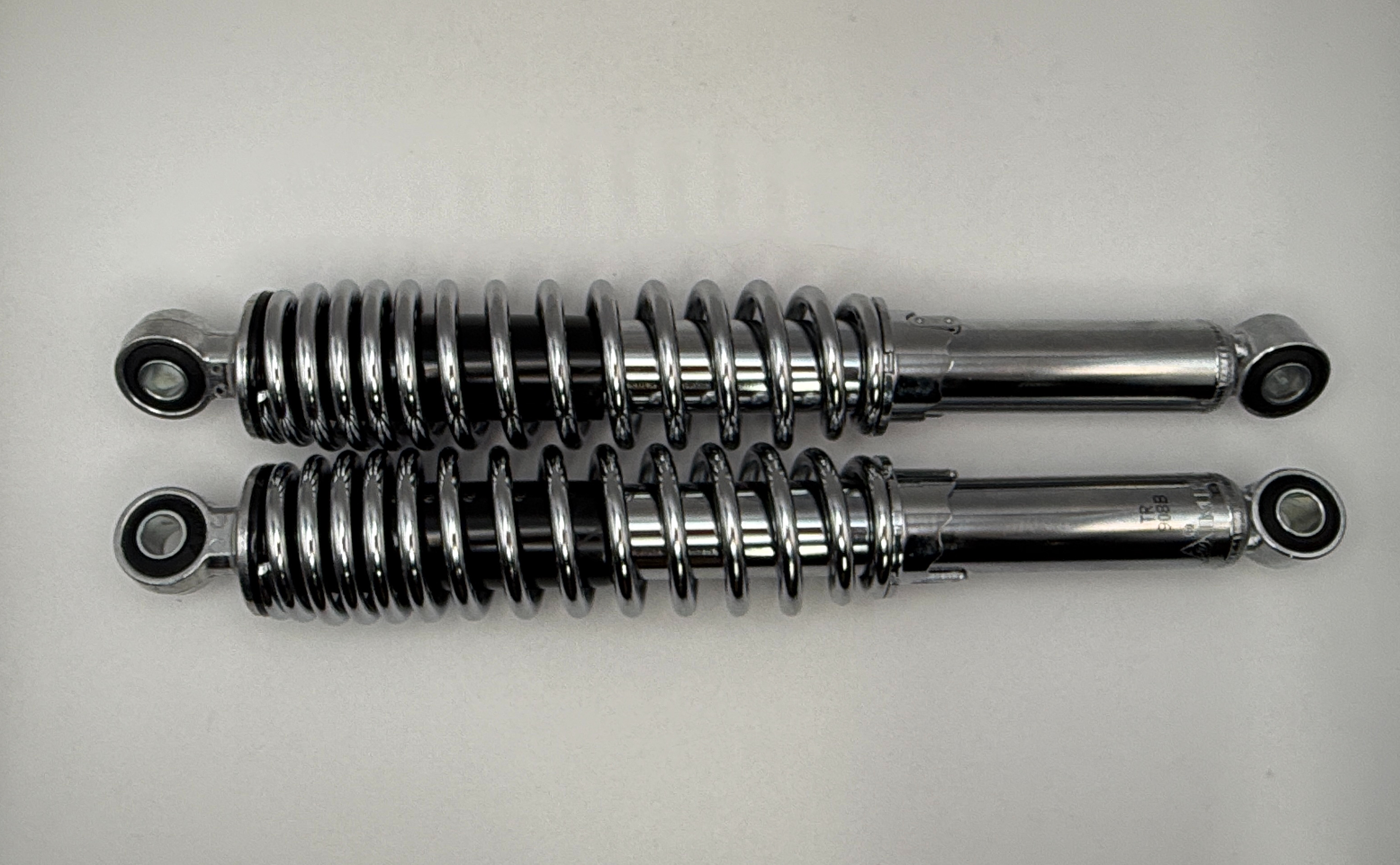 Hendler Shocks 350mm Pin+Pin up to 175cc (All Chrome)