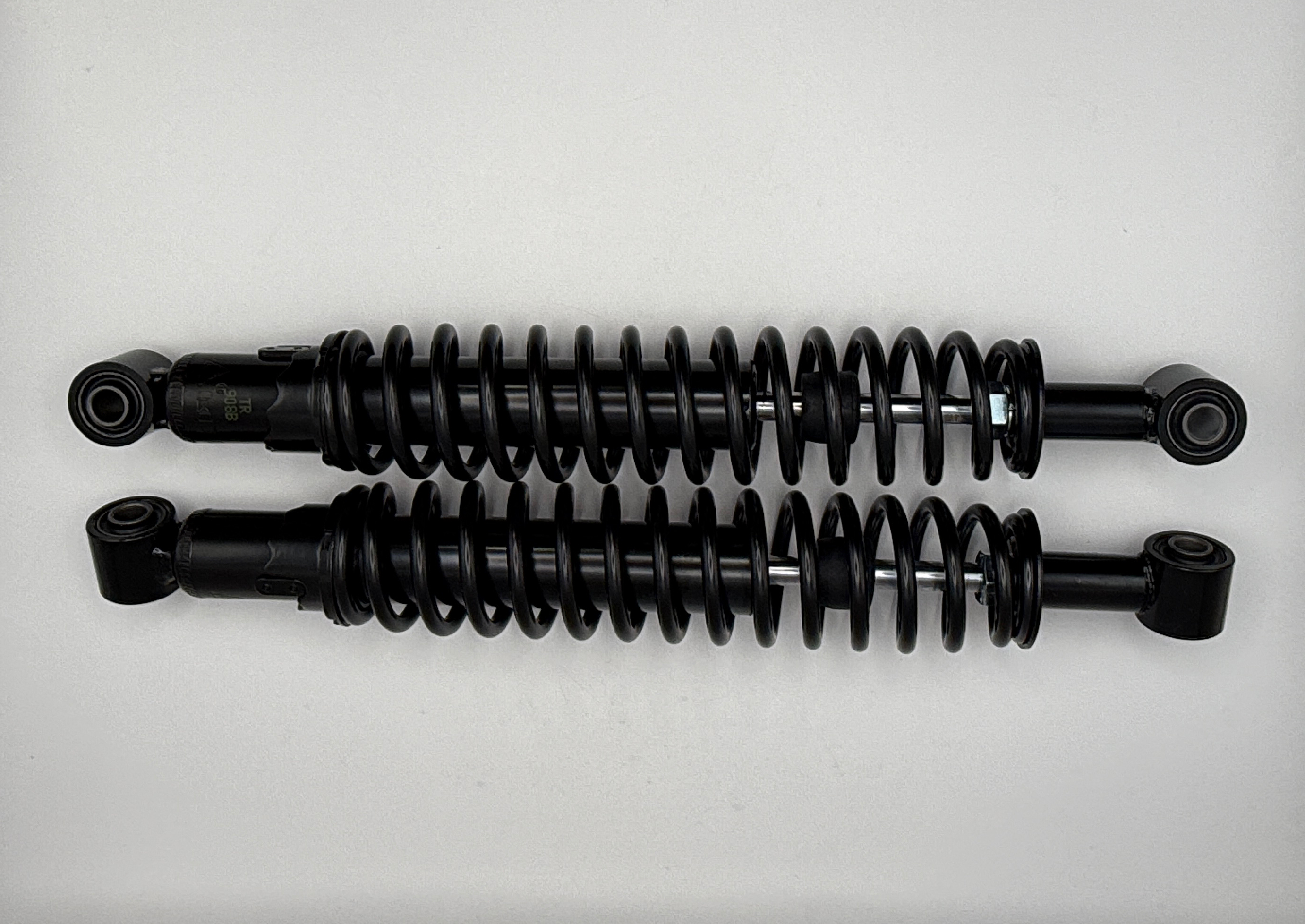 Hendler Shocks 350mm Pin+Pin Piaggio X7, X8, MP3 125, 250 (Black Springs)