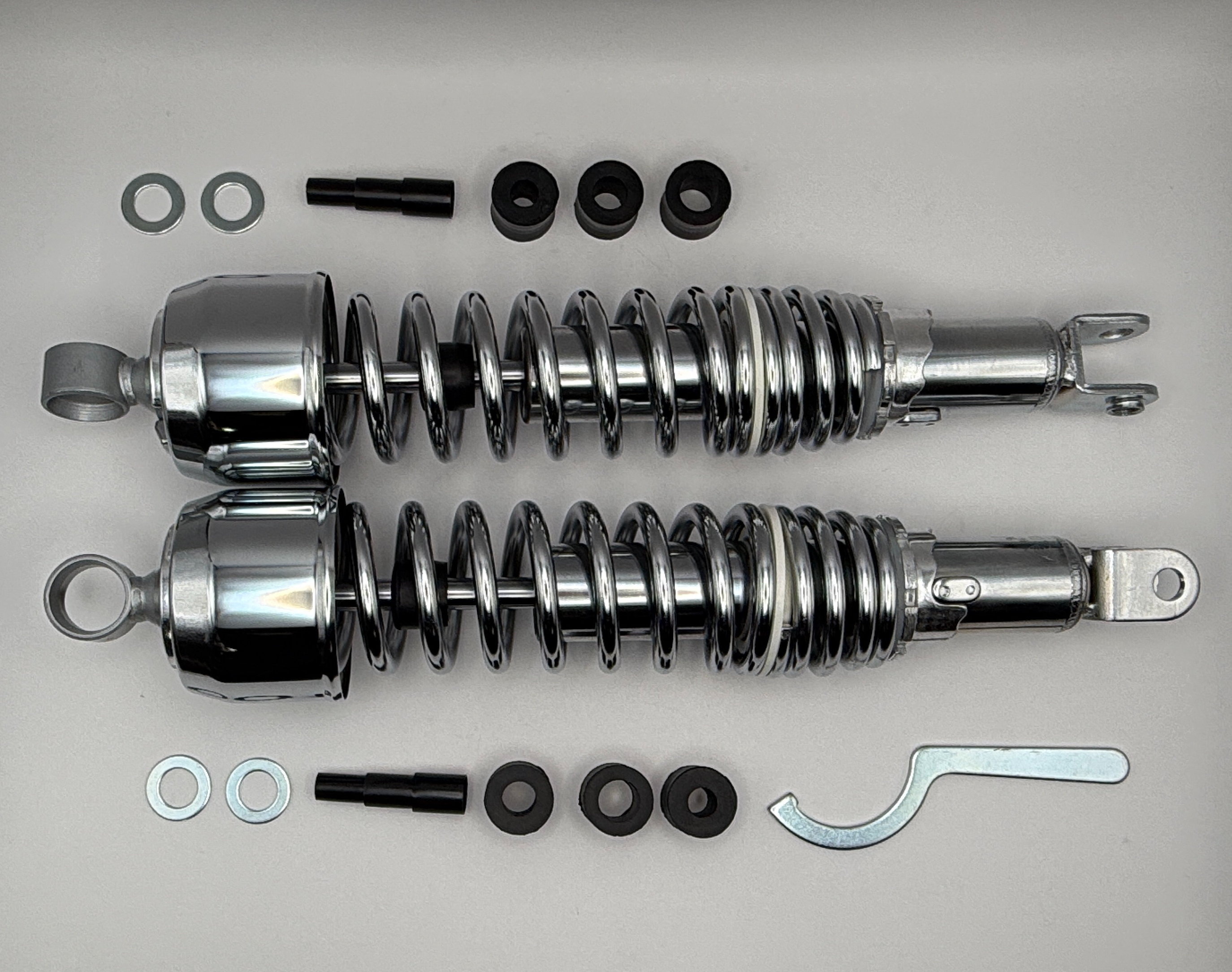 Hendler Shocks 365mm Pin+Fork (All Chrome) Type 4