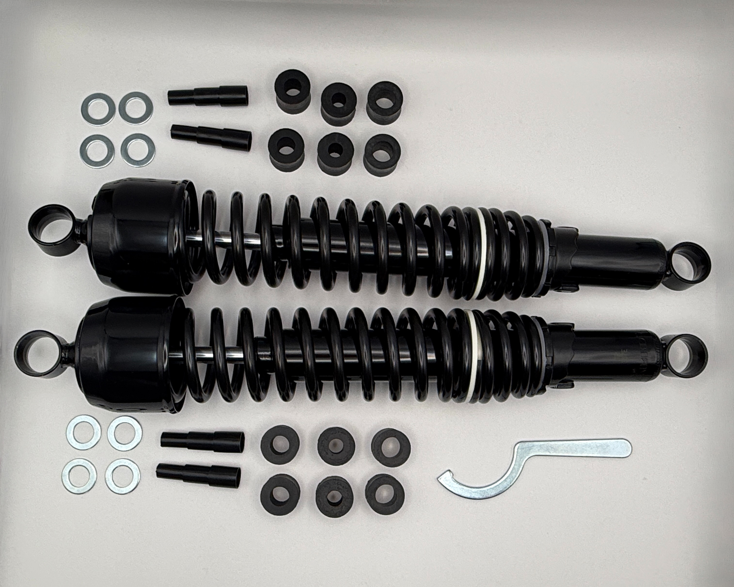 Hendler Shocks 400mm Pin+Pin (All Black) Type 6