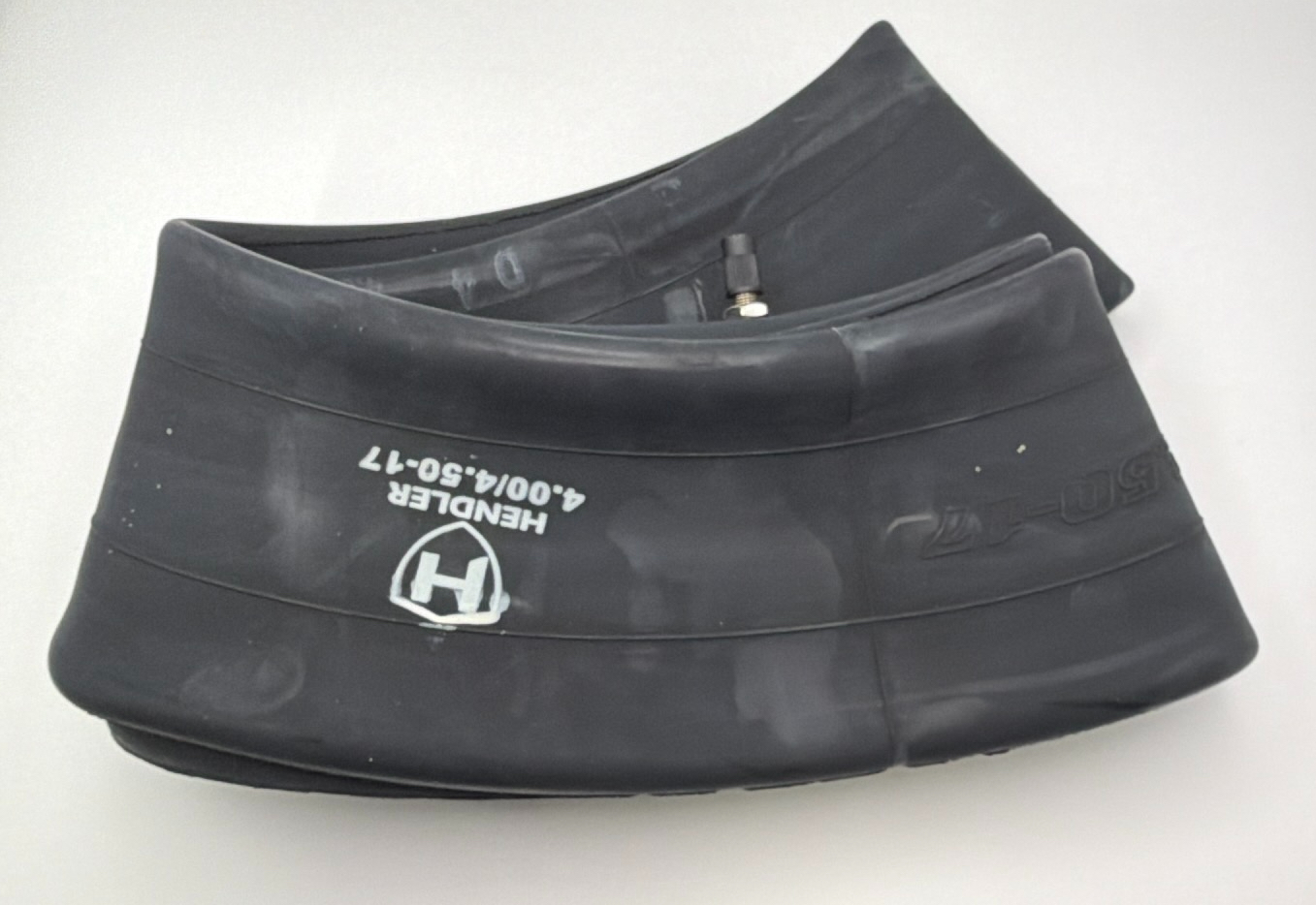 Hendler Ultra Heavy Duty Inner Tube 400/450-17 TR4 Straight Valve (4.0mm Thick)