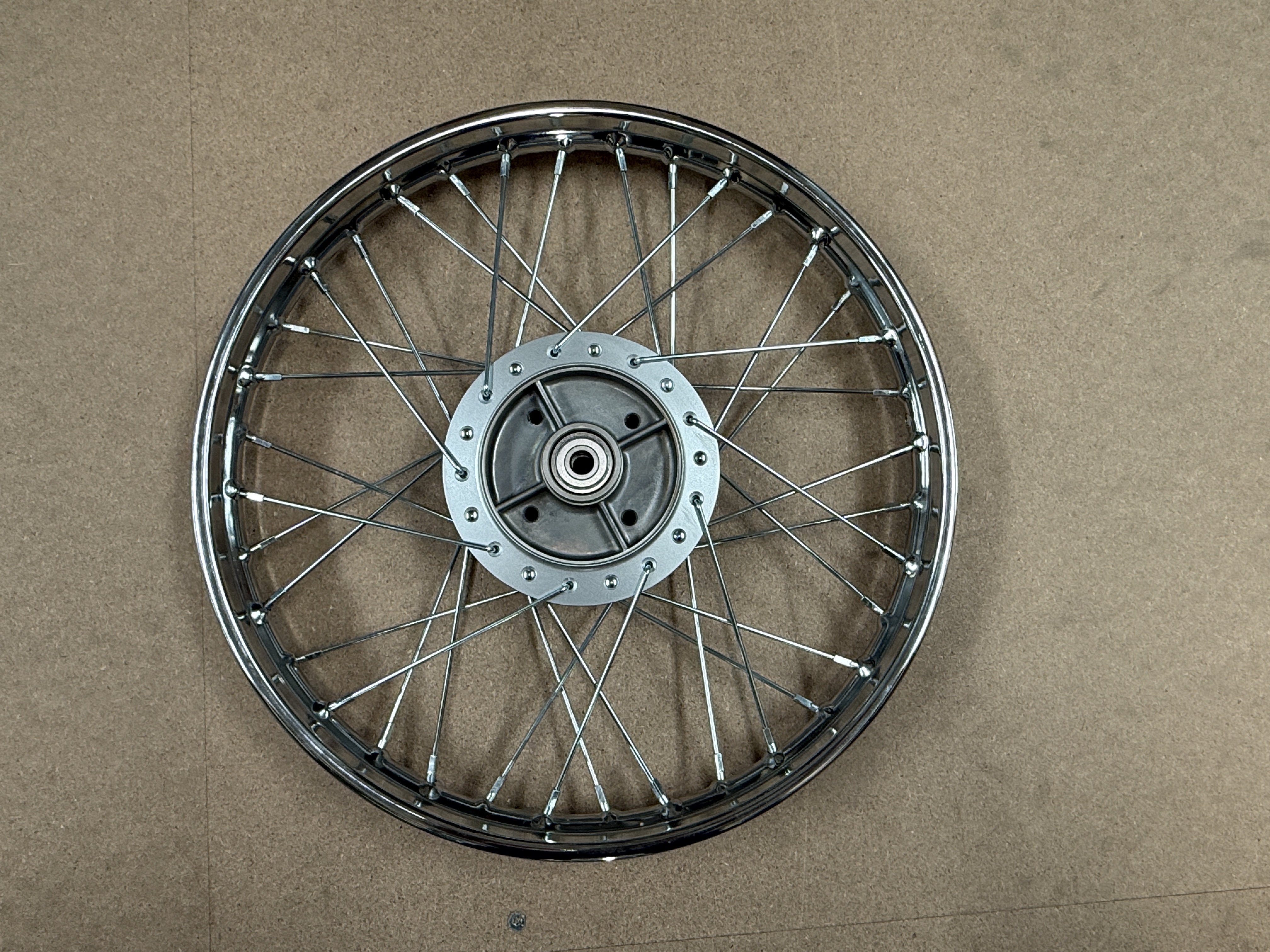 Rear Wheel Complete Honda C90 Cub 83-92 Uses 303 Brake Shoes 1.40 x 17" Rim