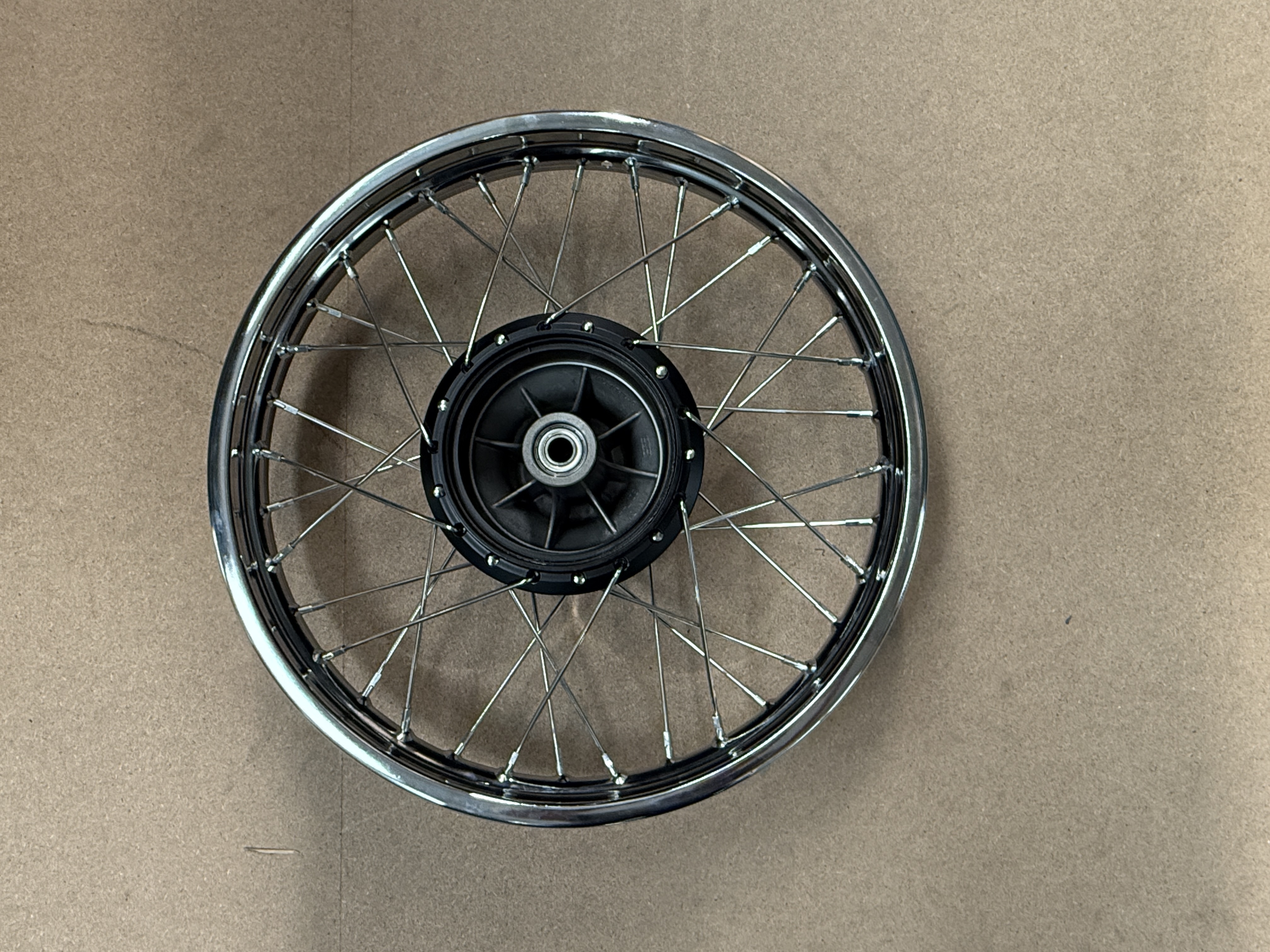 Rear Wheel Complete Yamaha DT125MX, DT175MX (6 Bolt Hole Sprocket Mounting) (Hub OE Ref's 537-25311-00, 1W1-25311-00)