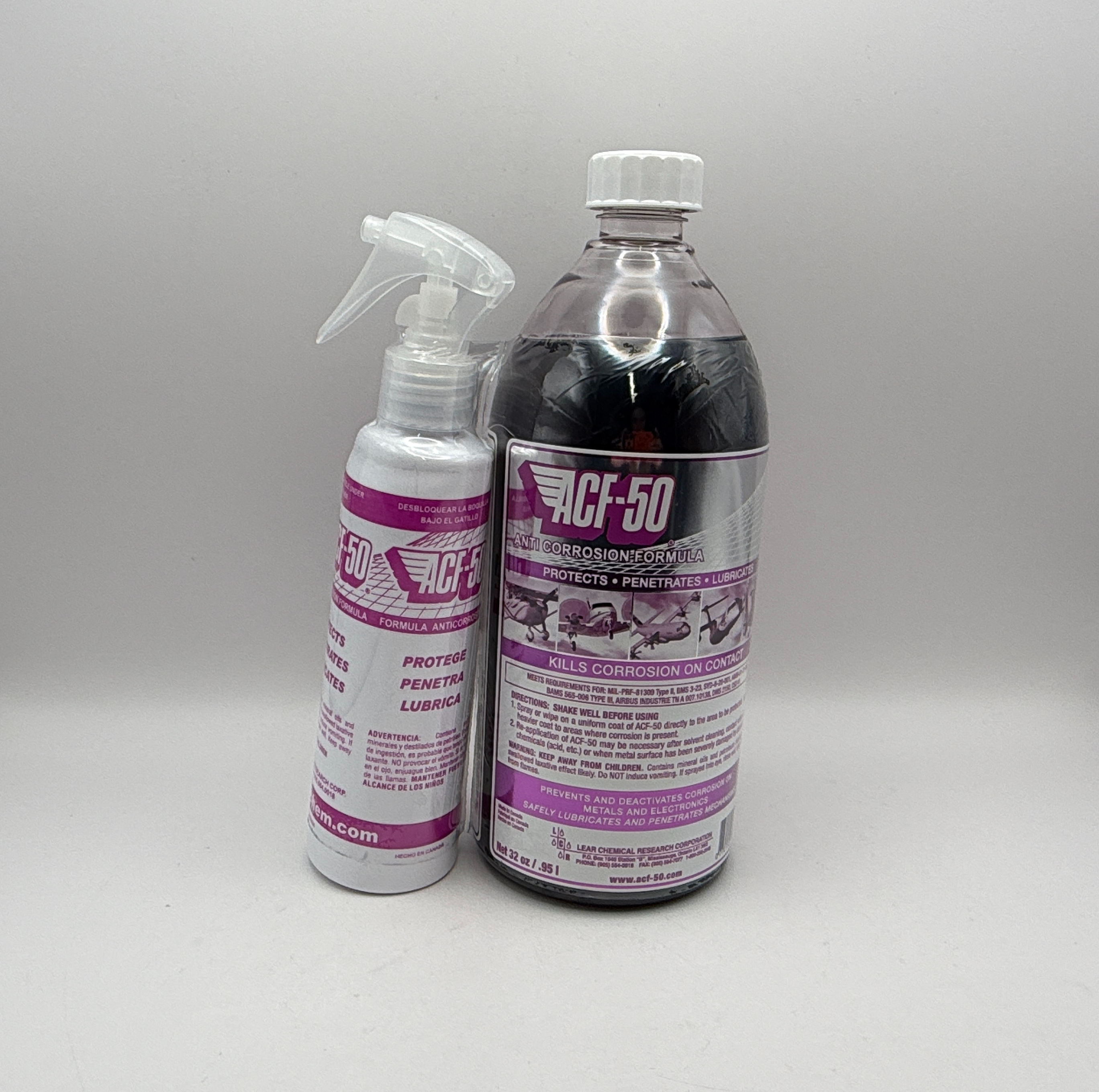 ACF-50 Anti Corrosion Lubricant US Quart (946ml) Bottle with Spray Nozzle (4)