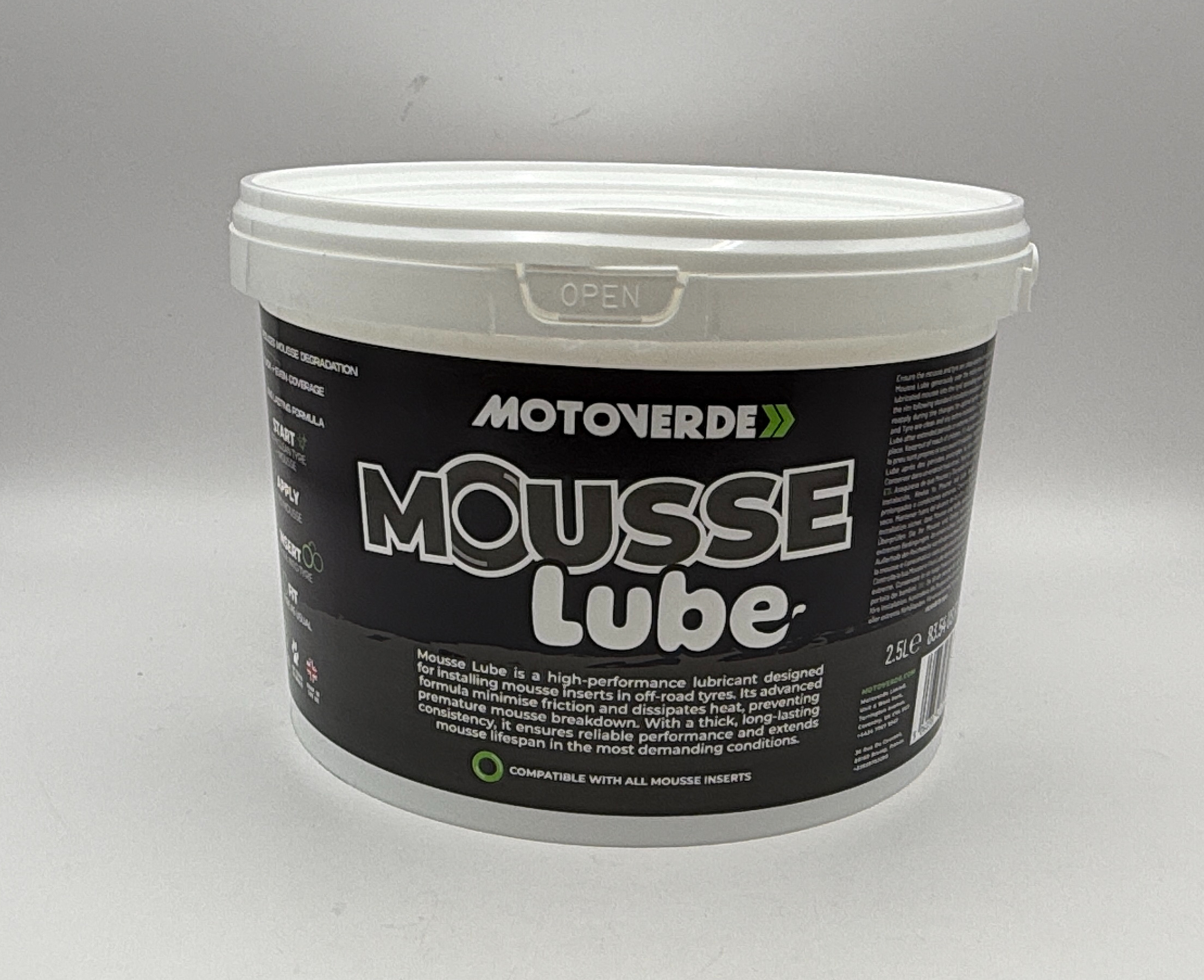 Motoverde Mousse Lube for Fitting Mousses Into Tyres (White) (250ml)