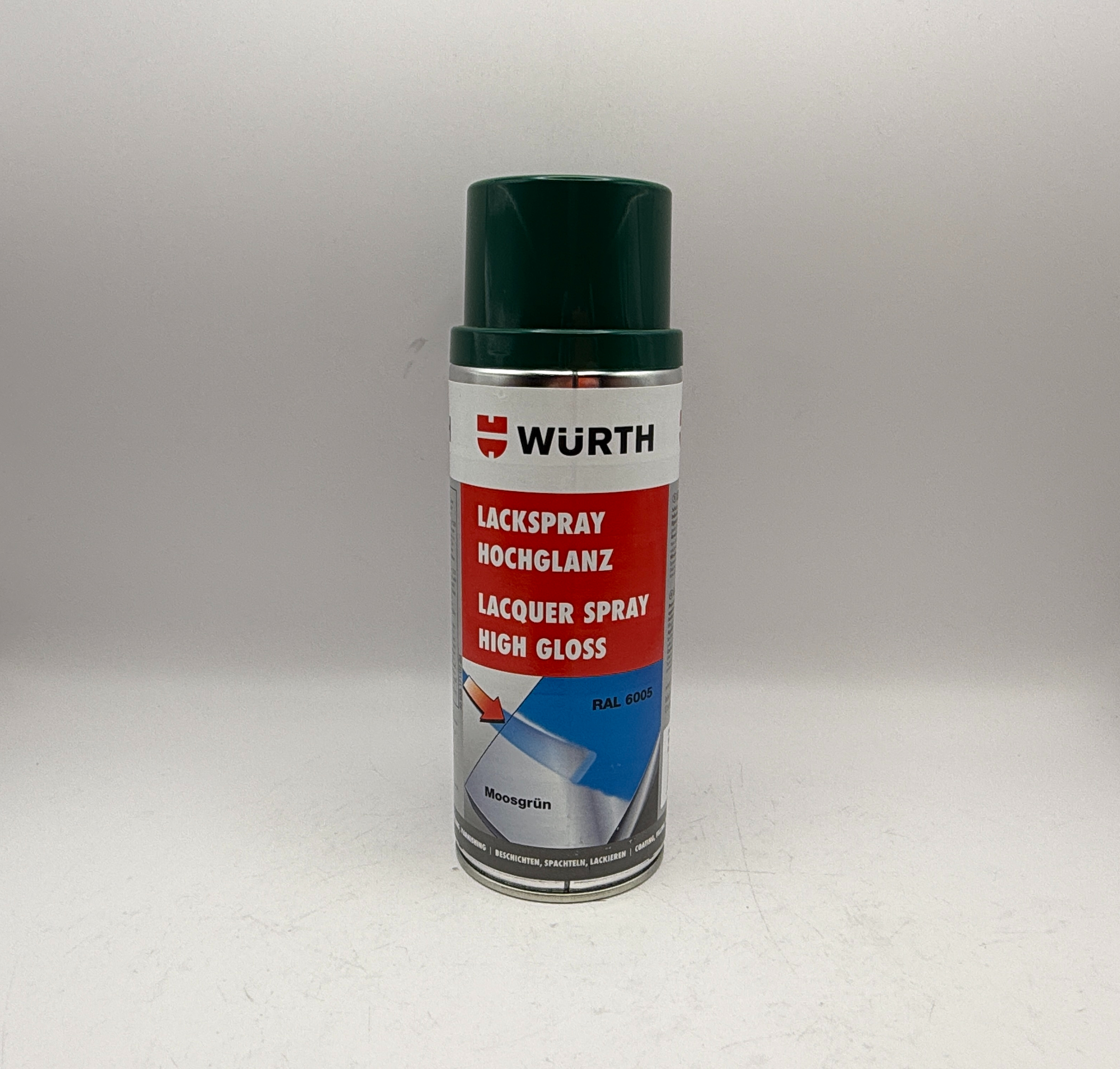 Wurth High Gloss Moss Green Spray Paint