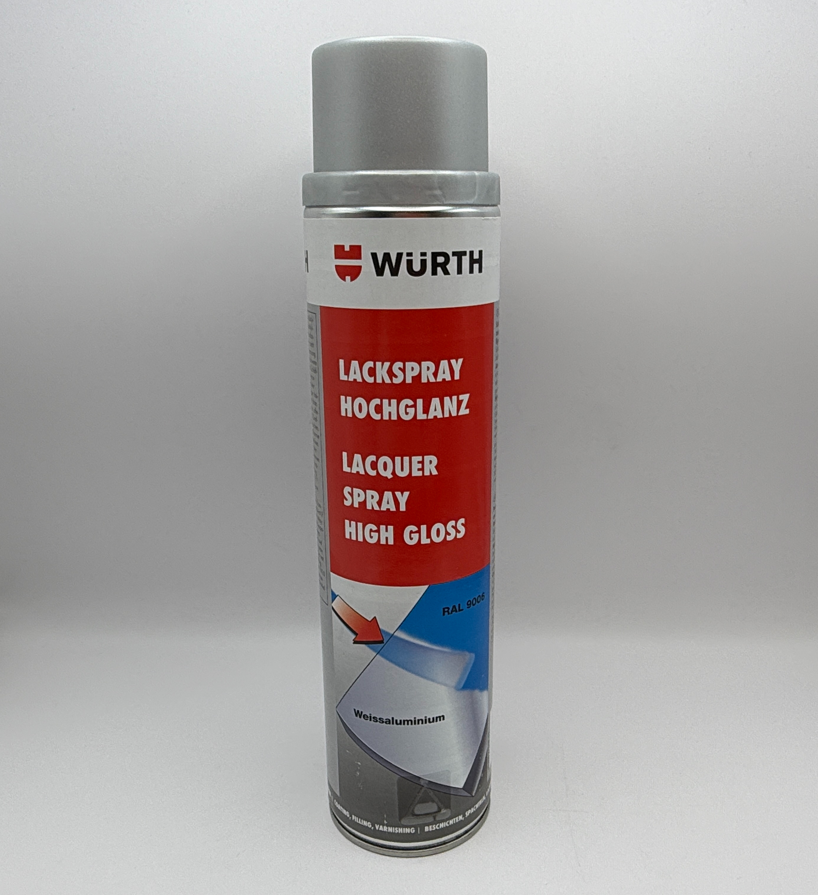 Wurth High Gloss White Aluminium Spray Paint