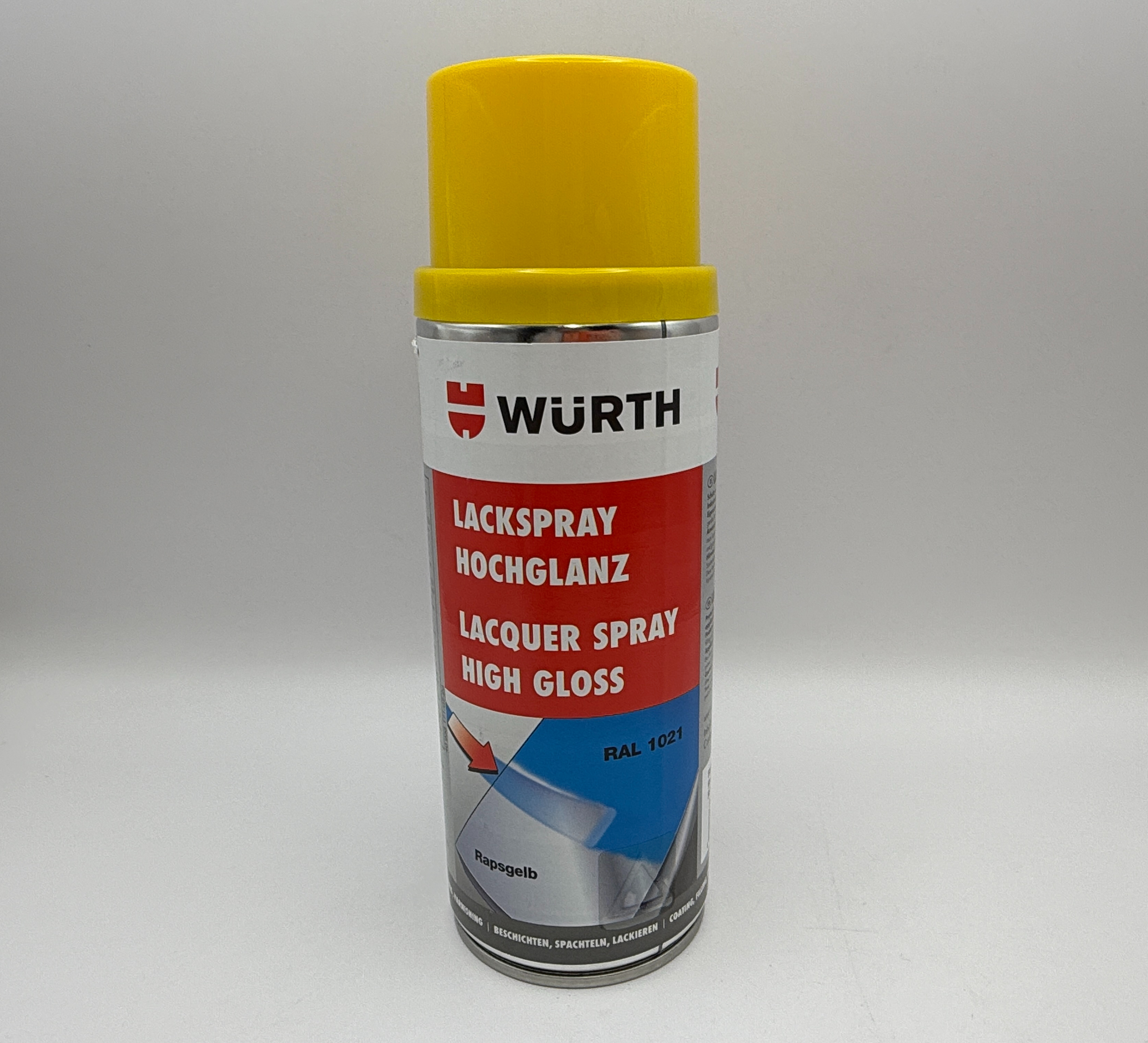 Wurth High Gloss Rapeseed Yellow Spray Paint