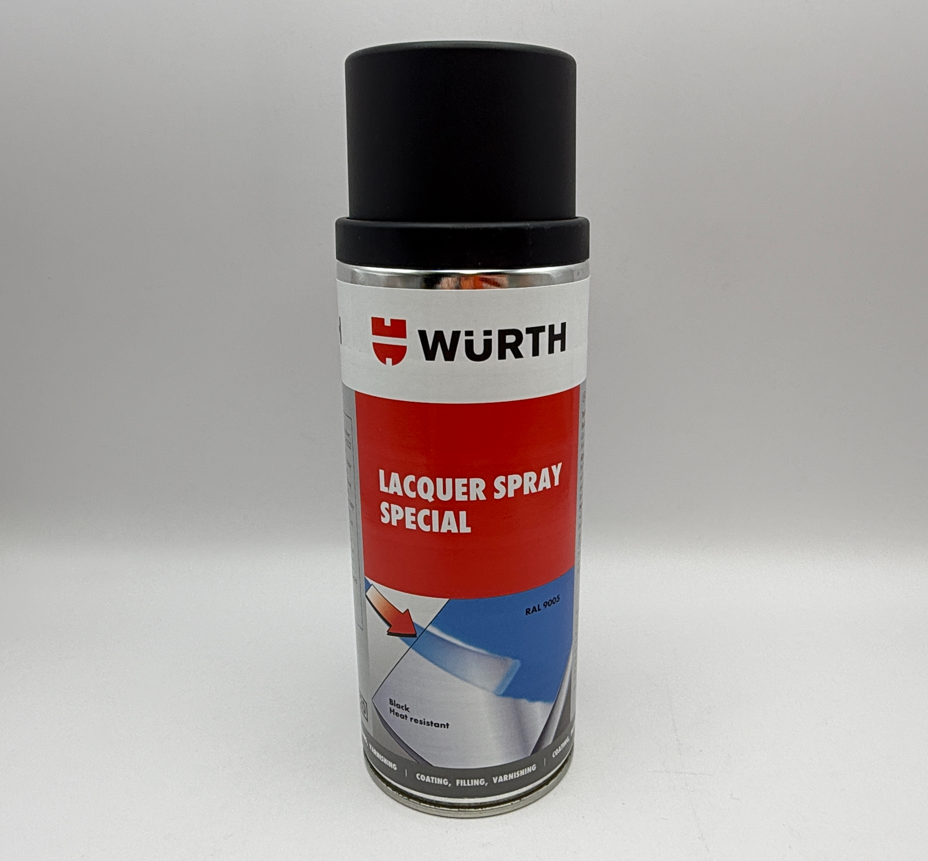 Wurth Jet Black High Temperature Paint Upto 650oC