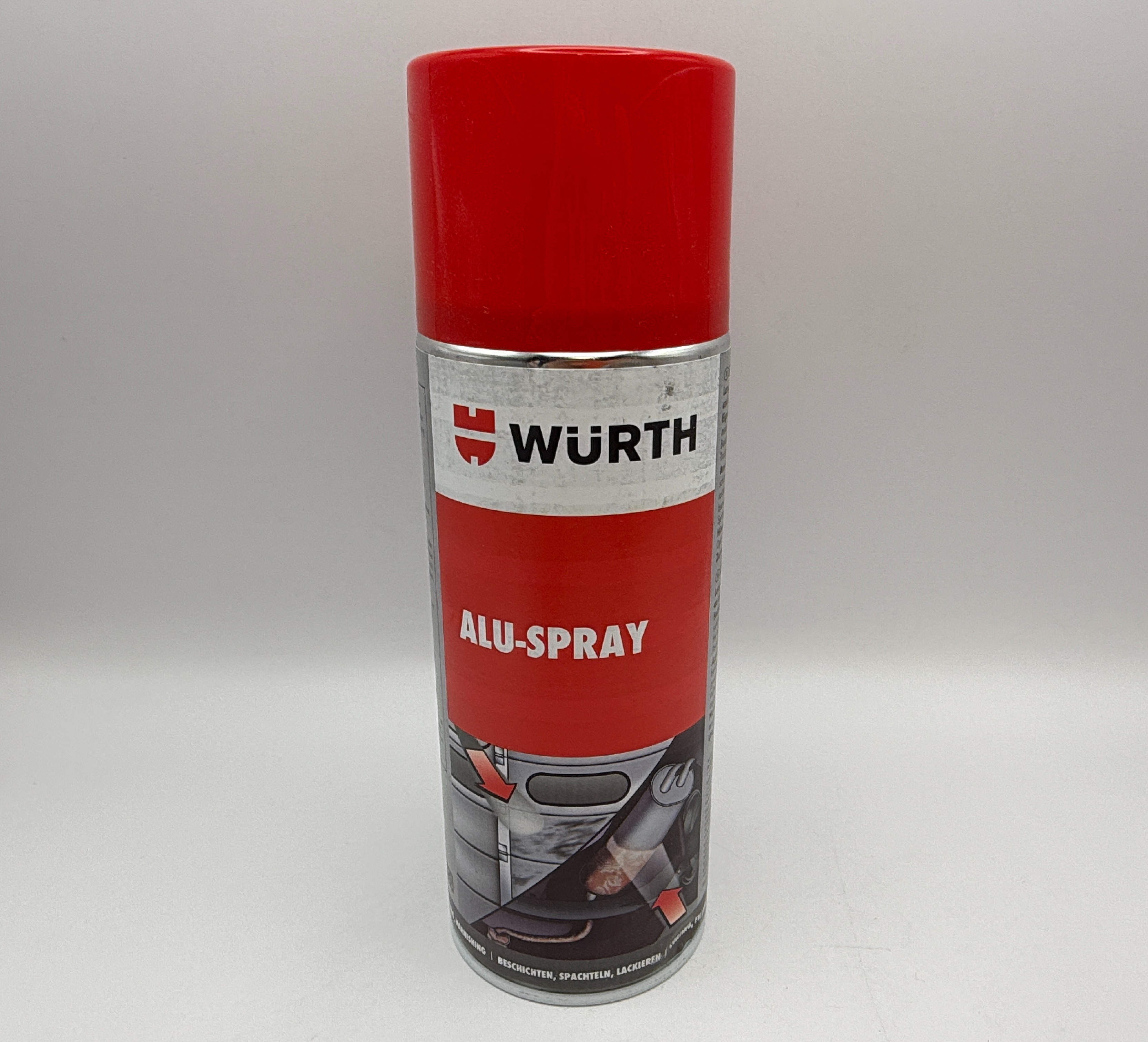 Wurth Aluminium Surface Spray Paint 99.5% Pure Aluminium