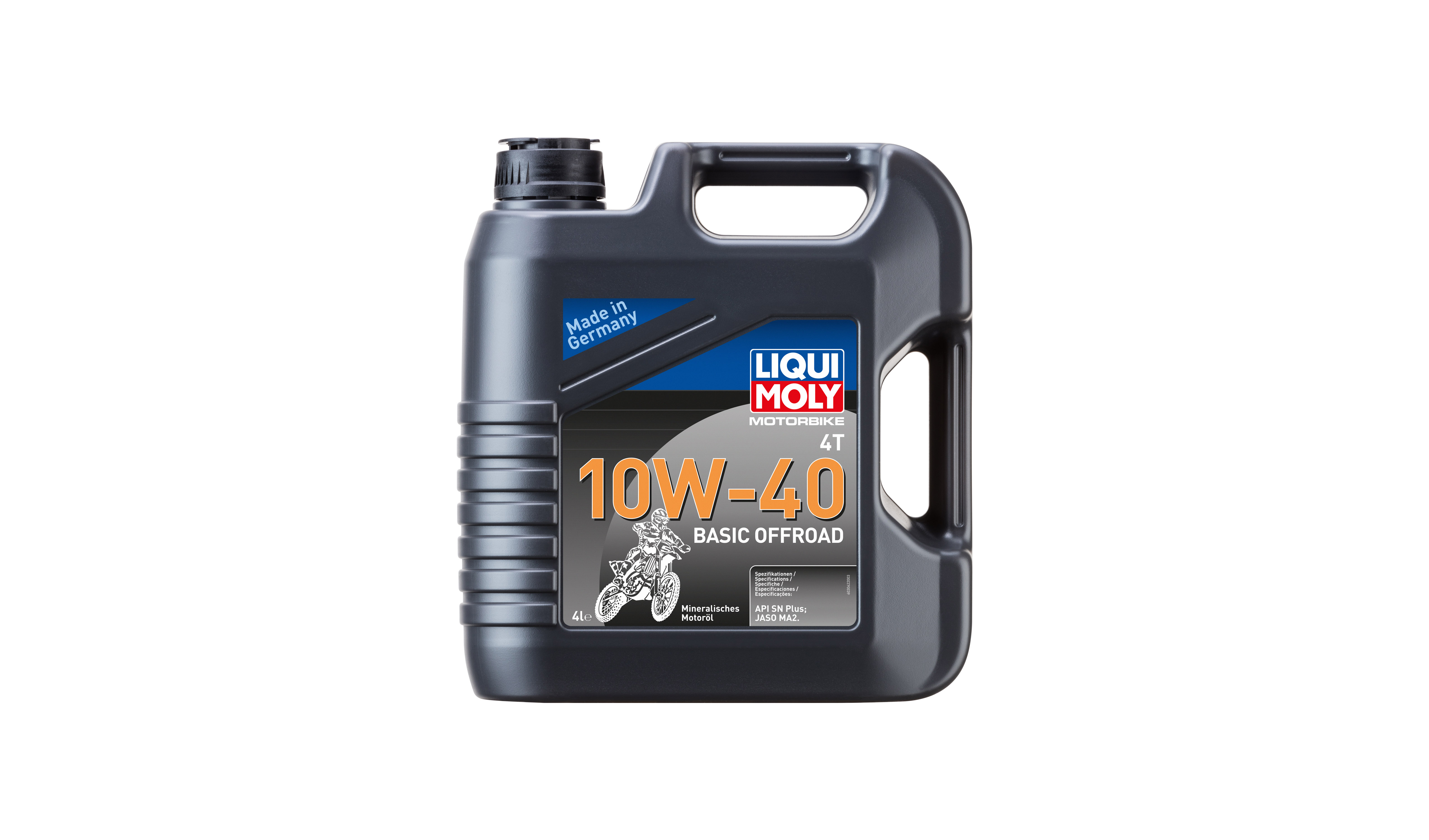 Liqui Moly 4T Motorbike 10w40 Basic Off Road Mineral Oil (API SN Plus, JASO MA2) (4)