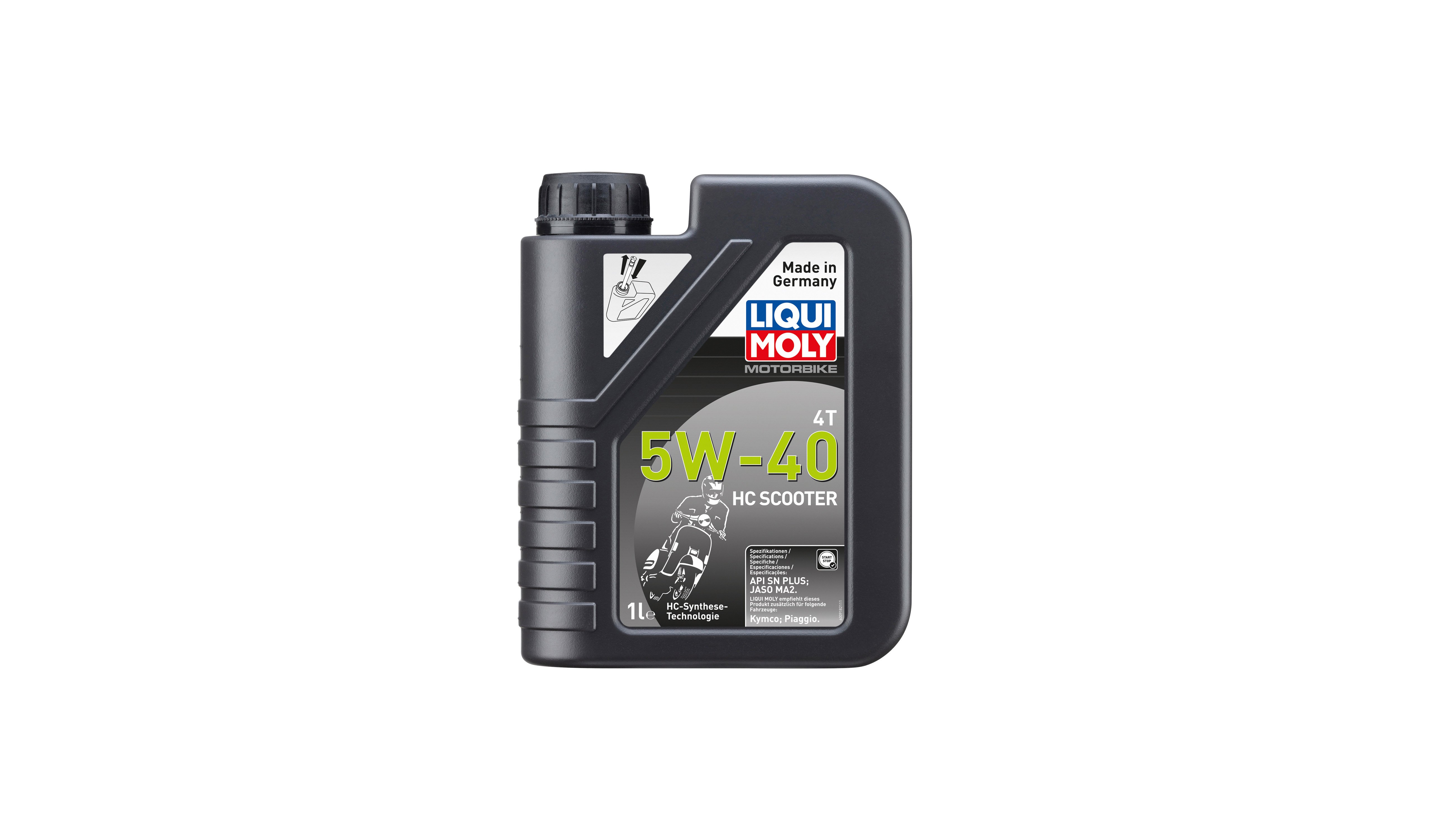 Liqui Moly 4T Scooter 5w40 HC Synthetic Technology Oil (API SN Plus, JASO MA2) (6)